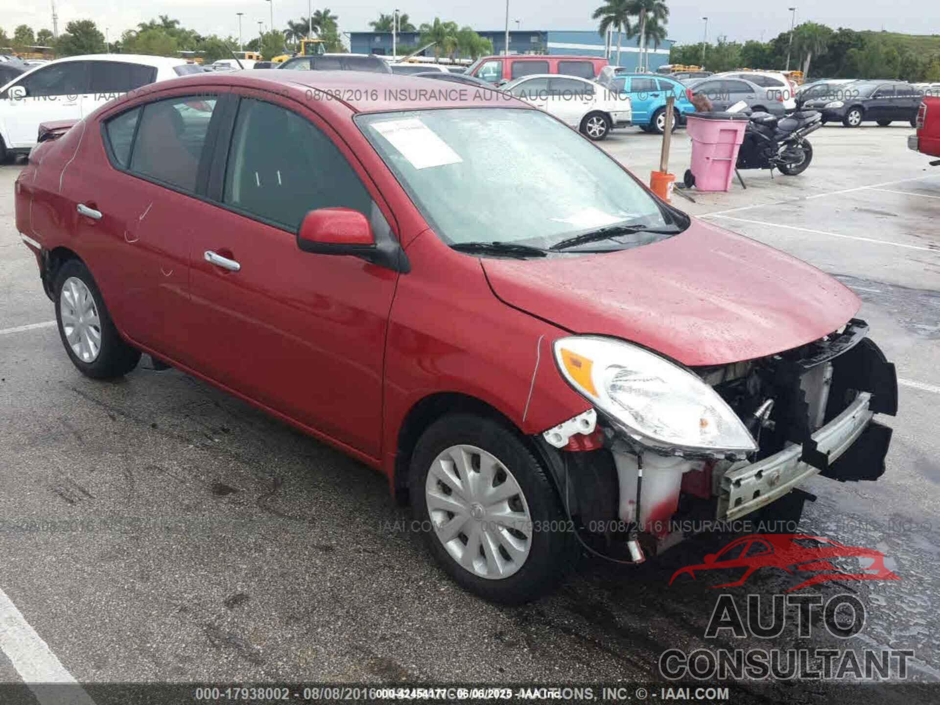 NISSAN VERSA 2013 - 3N1CN7AP1DL819212