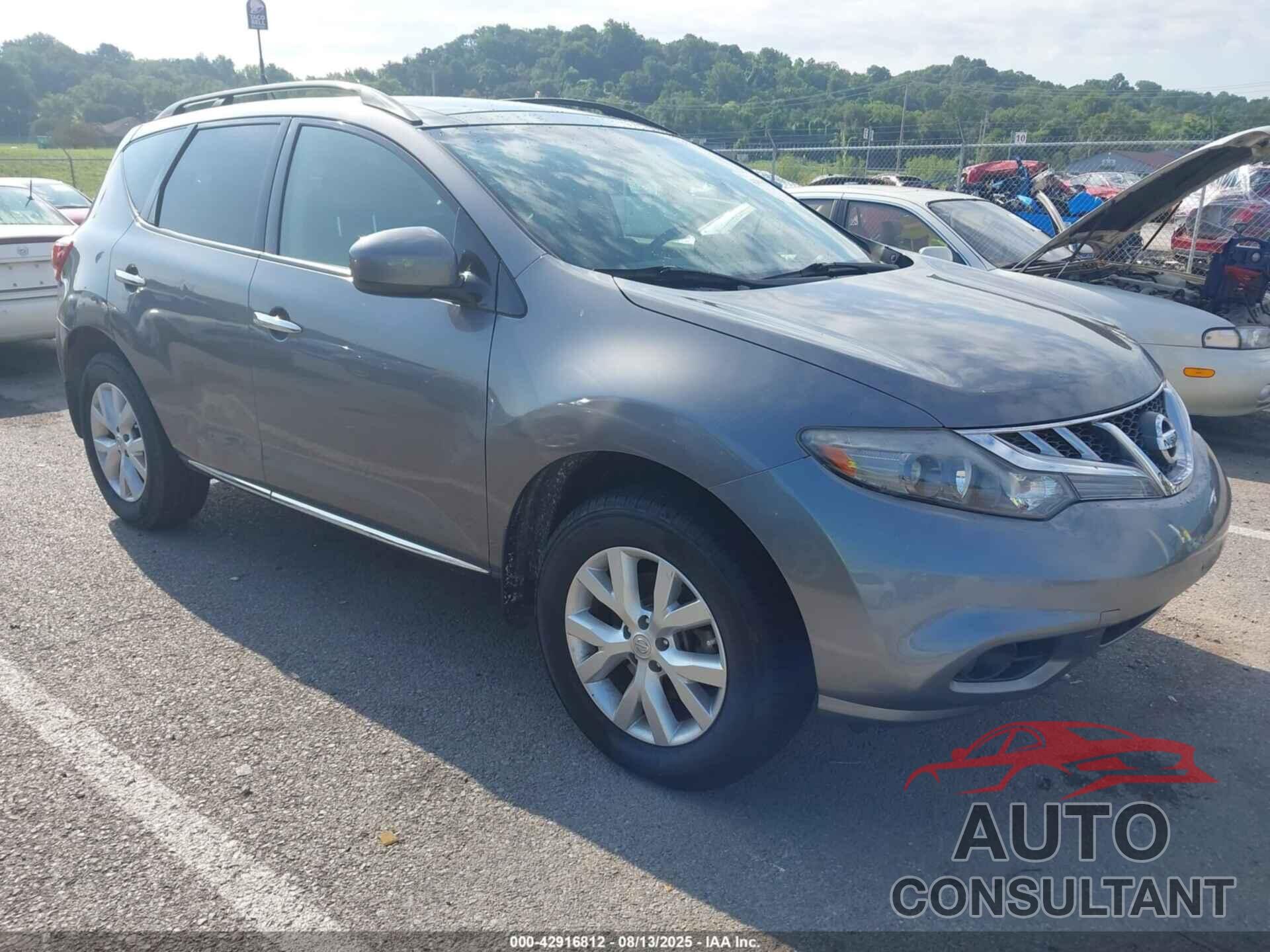 NISSAN MURANO 2013 - JN8AZ1MU6DW212289