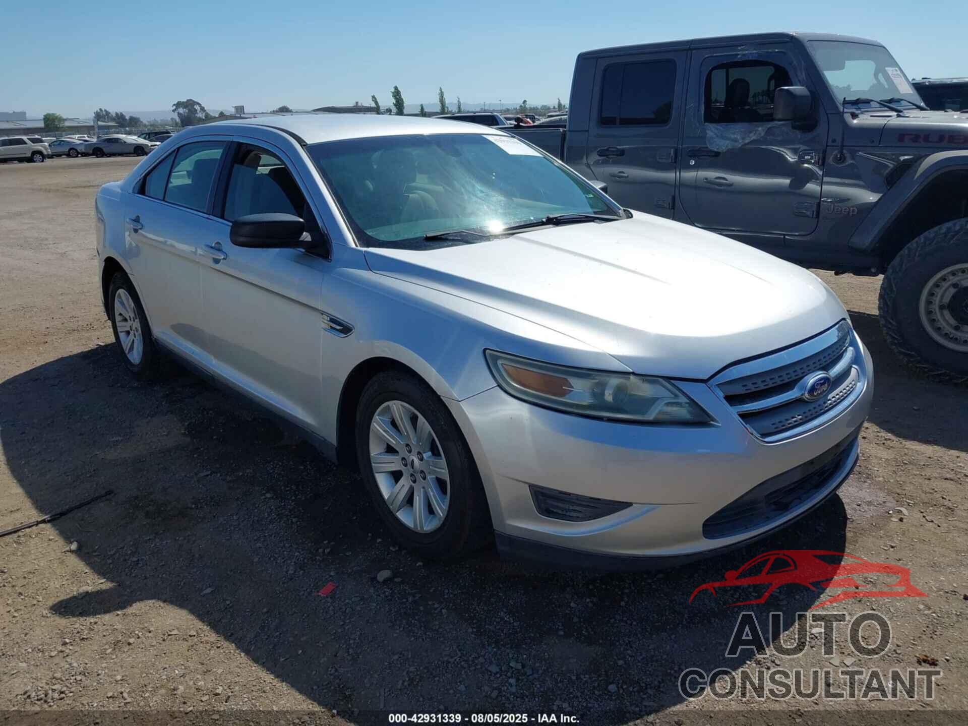 FORD TAURUS 2012 - 1FAHP2DW6CG140080