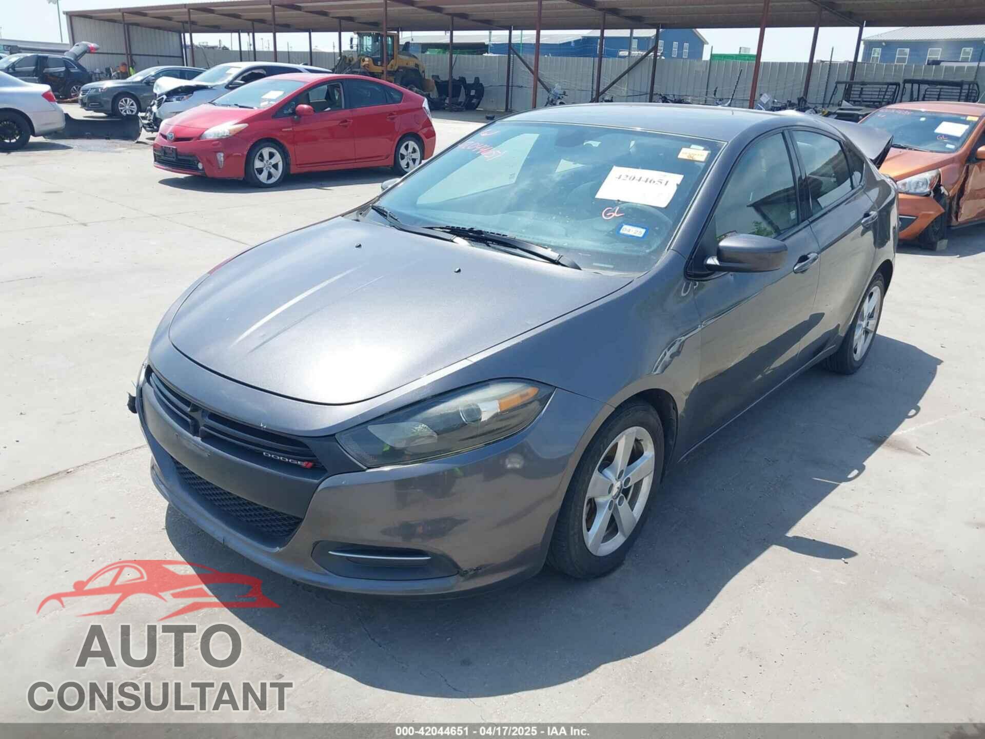 DODGE DART 2015 - 1C3CDFBB2FD179926