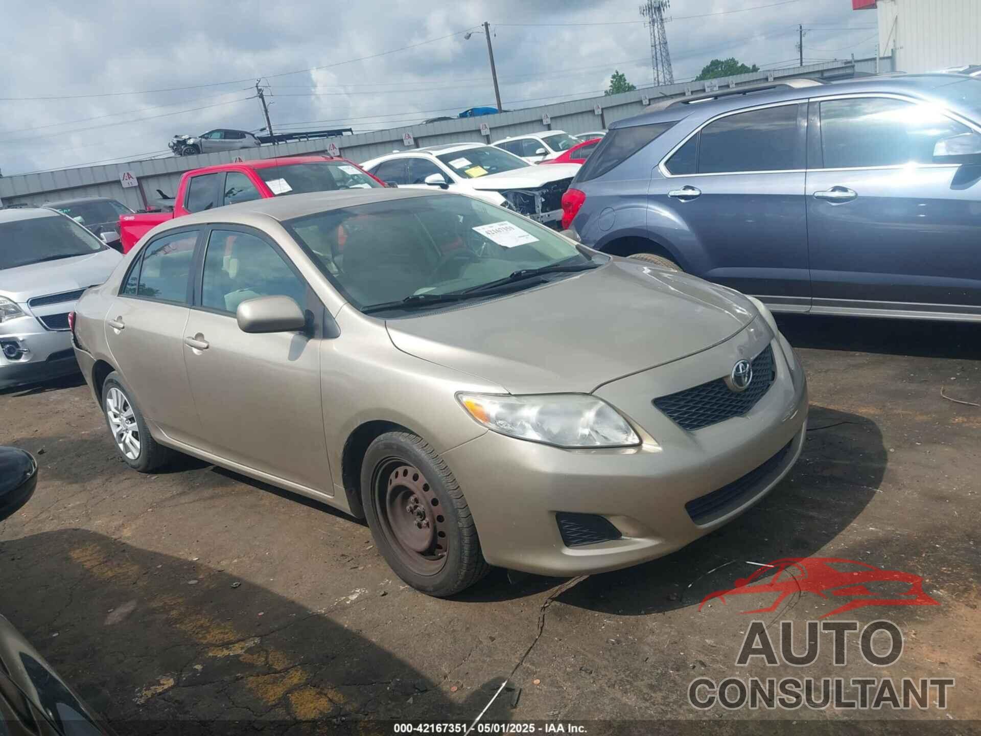 TOYOTA COROLLA 2009 - 1NXBU40E79Z061895