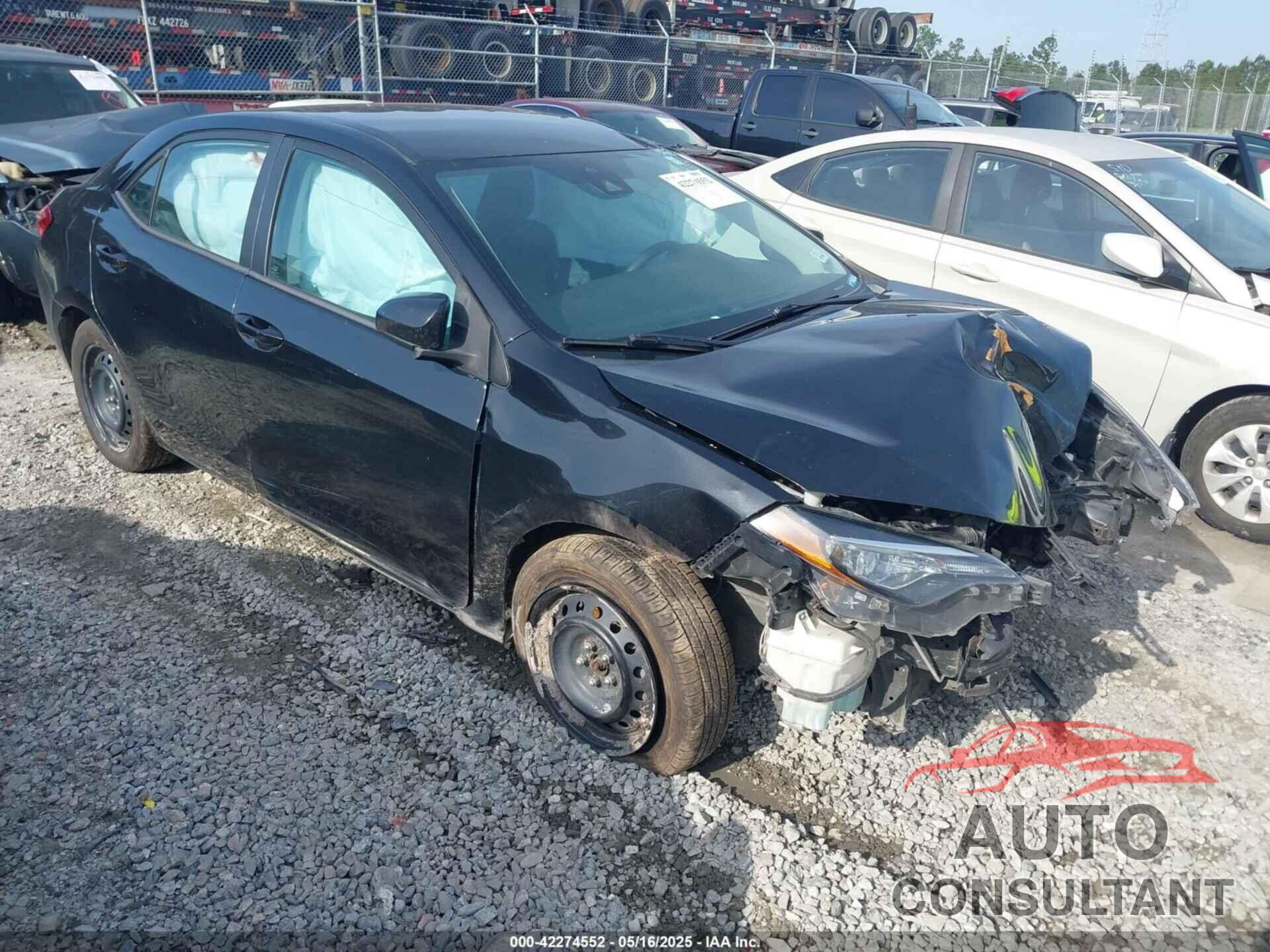 TOYOTA COROLLA 2019 - 2T1BURHE1KC172578