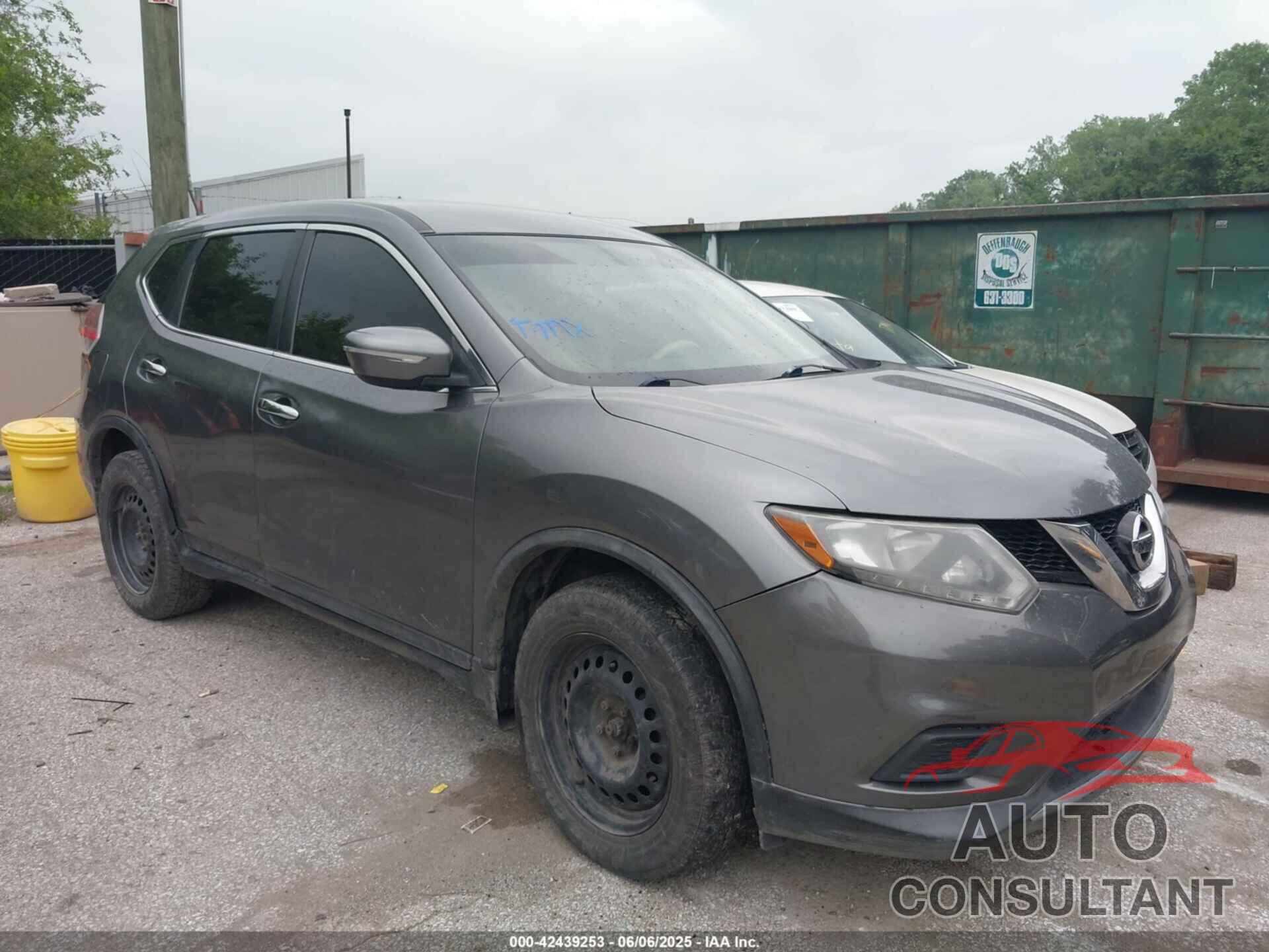 NISSAN ROGUE 2015 - KNMAT2MV1FP521497