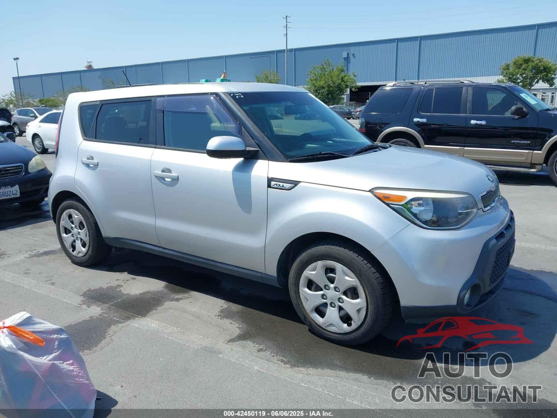 KIA SOUL 2015 - KNDJN2A21F7787199