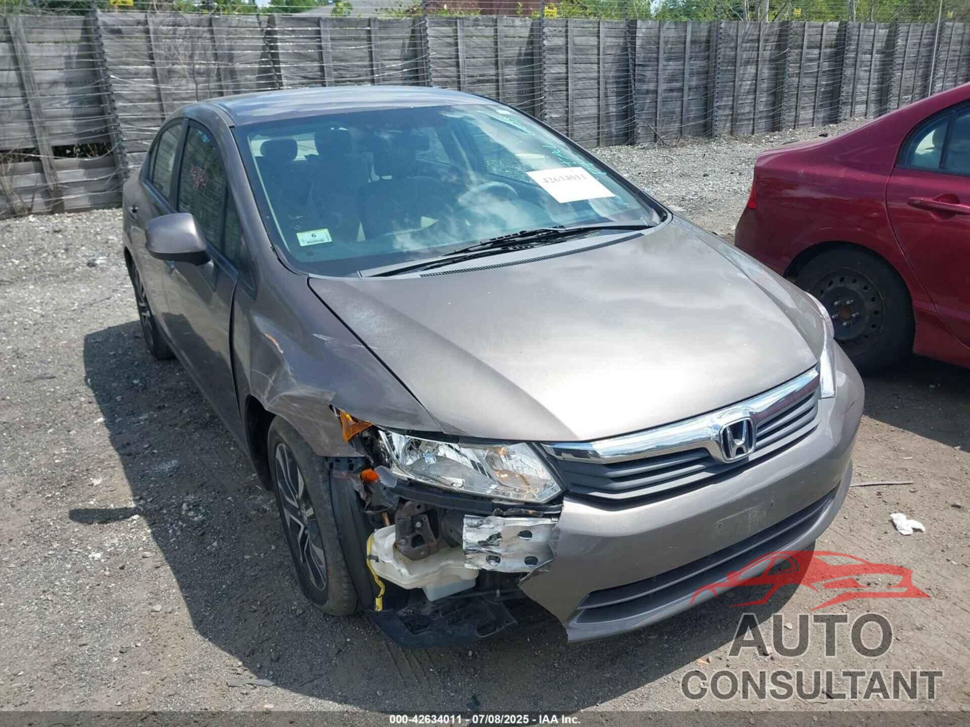 HONDA CIVIC 2012 - 2HGFB2F54CH523512