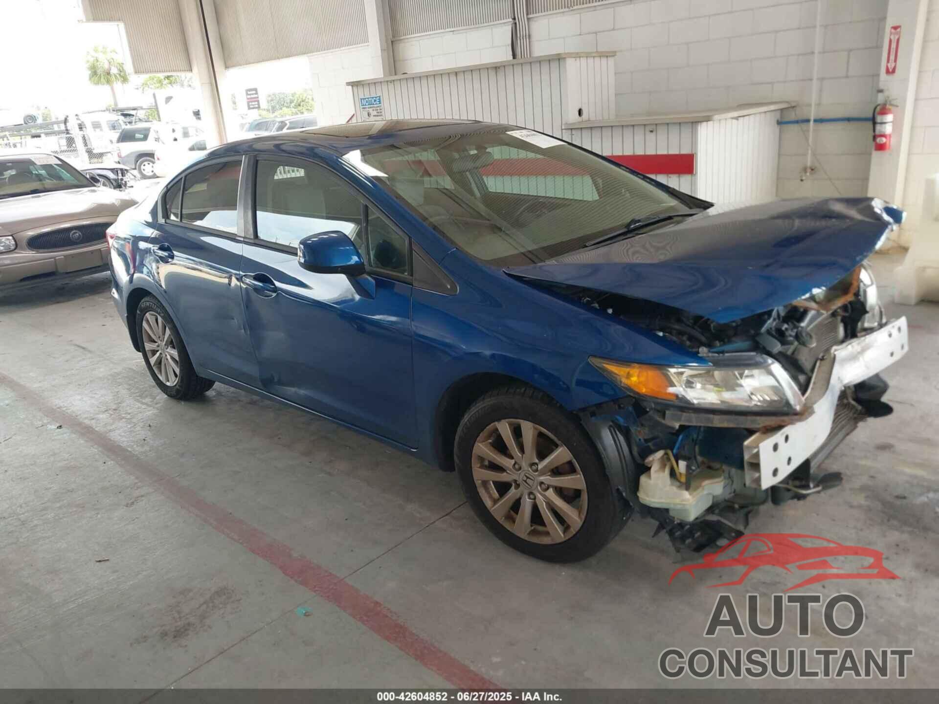 HONDA CIVIC 2012 - 19XFB2F82CE361027