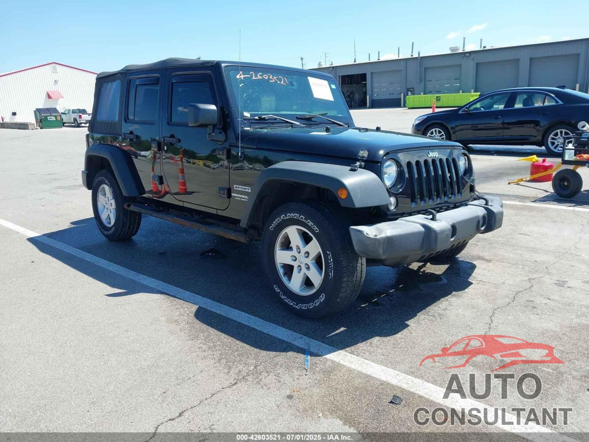 JEEP WRANGLER UNLIMITED 2017 - 1C4BJWDG7HL544974