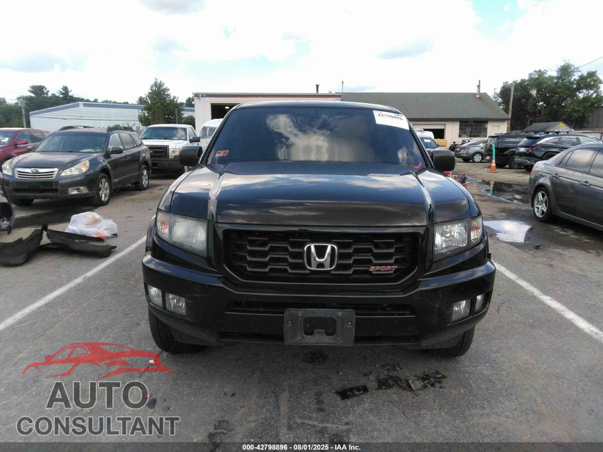 HONDA RIDGELINE 2013 - 5FPYK1F76DB001028
