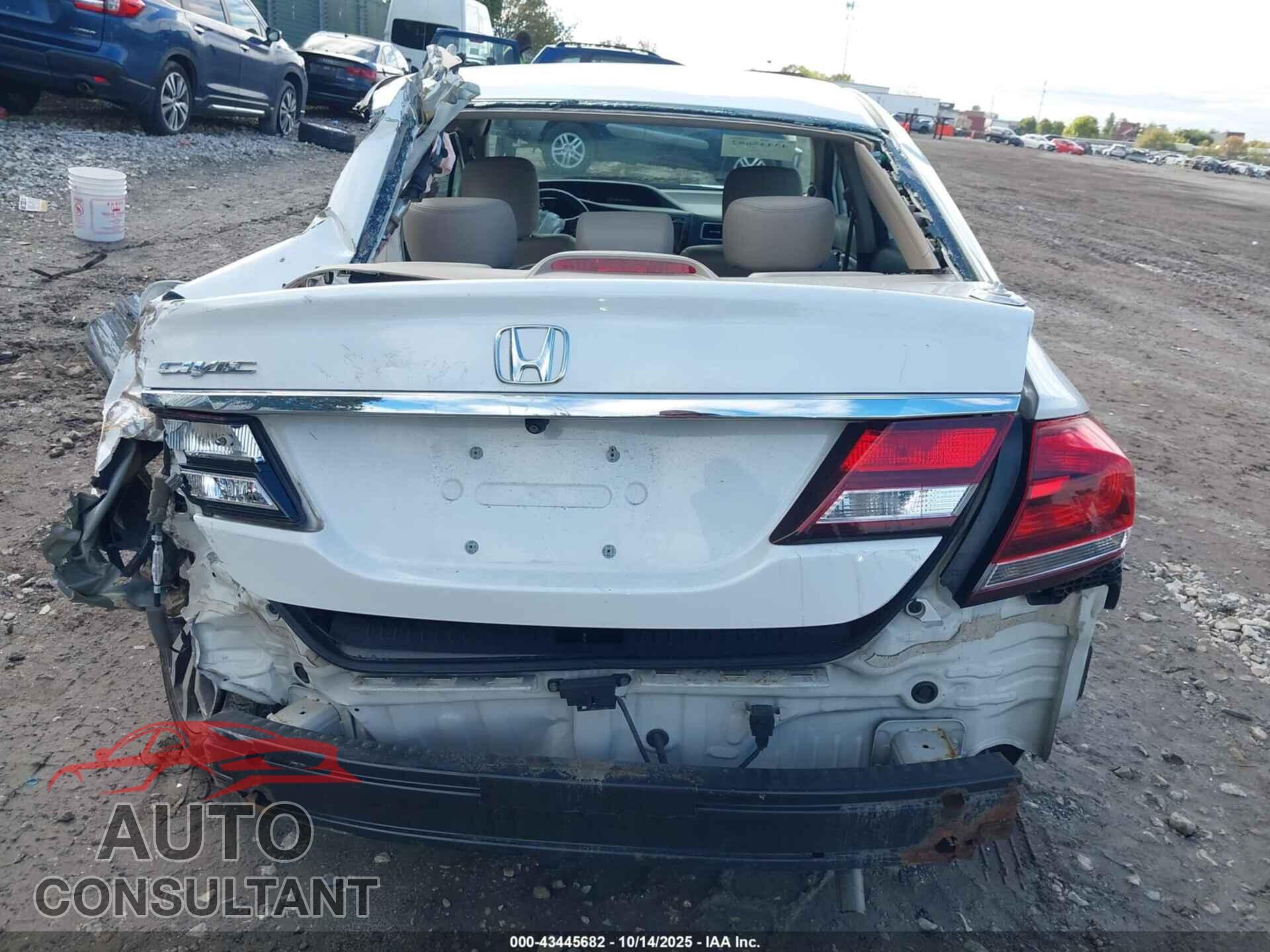 HONDA CIVIC 2015 - 19XFB2F97FE280912