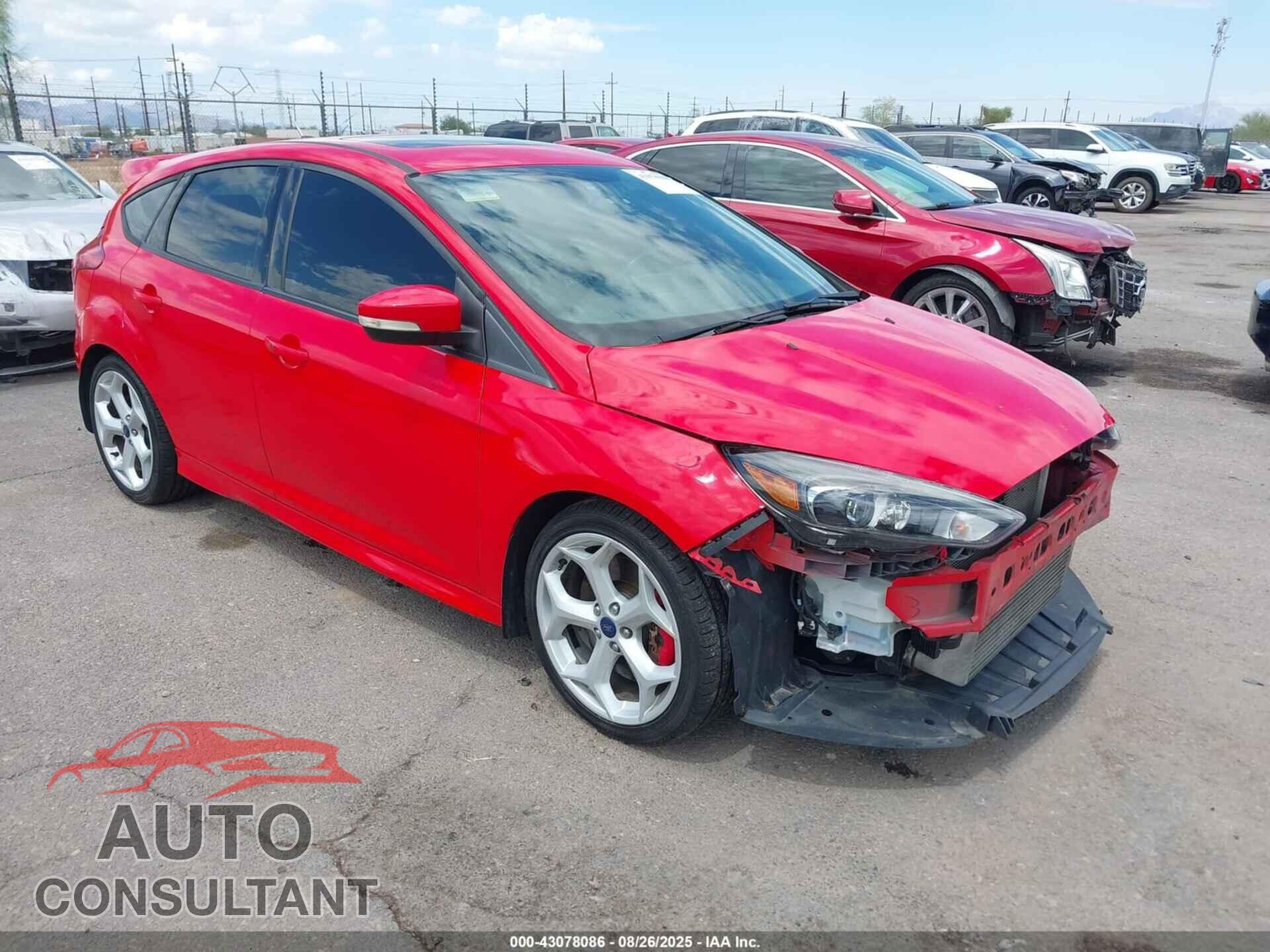 FORD FOCUS ST 2017 - 1FADP3L93HL298438