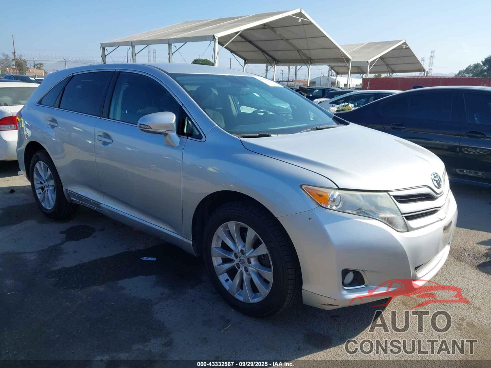 TOYOTA VENZA 2013 - 4T3ZA3BB3DU077144