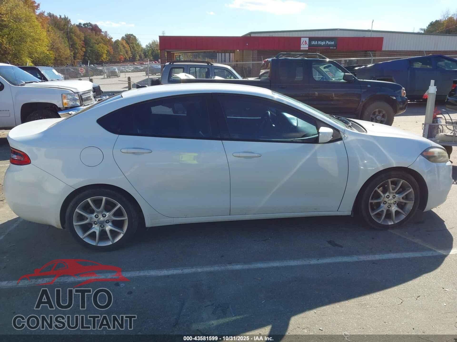 DODGE DART 2014 - 1C3CDFBB2ED740561