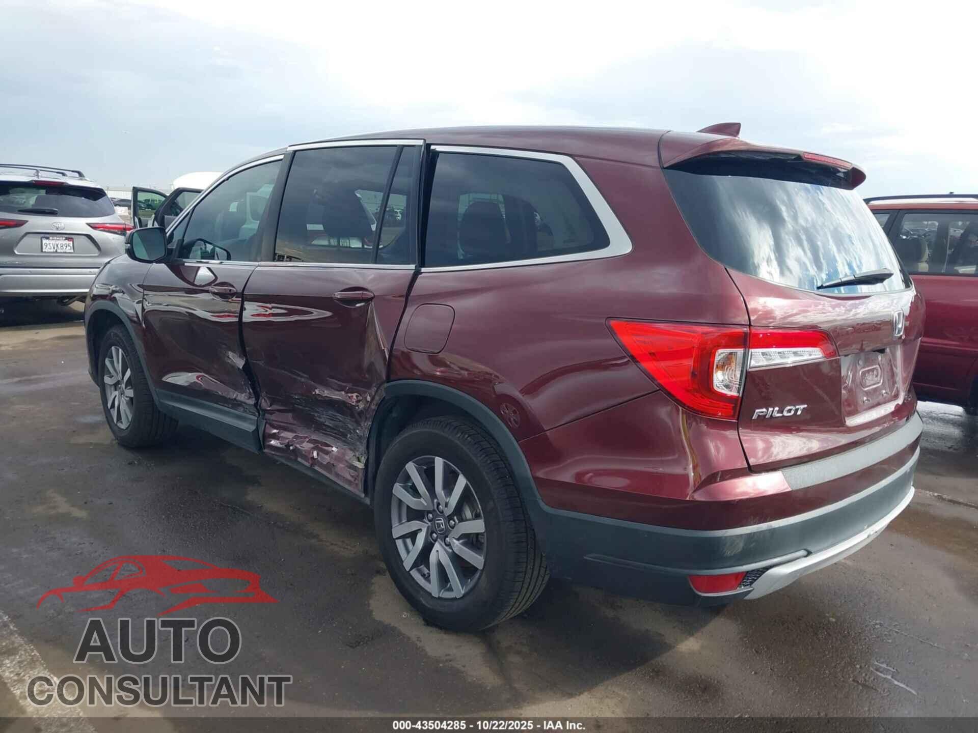 HONDA PILOT 2019 - 5FNYF5H33KB036346