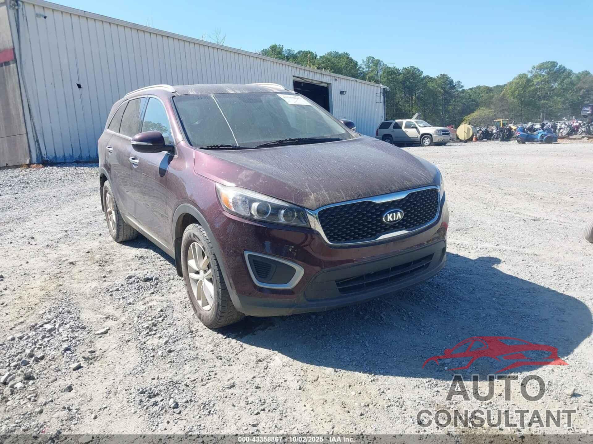 KIA SORENTO 2017 - 5XYPG4A34HG211802