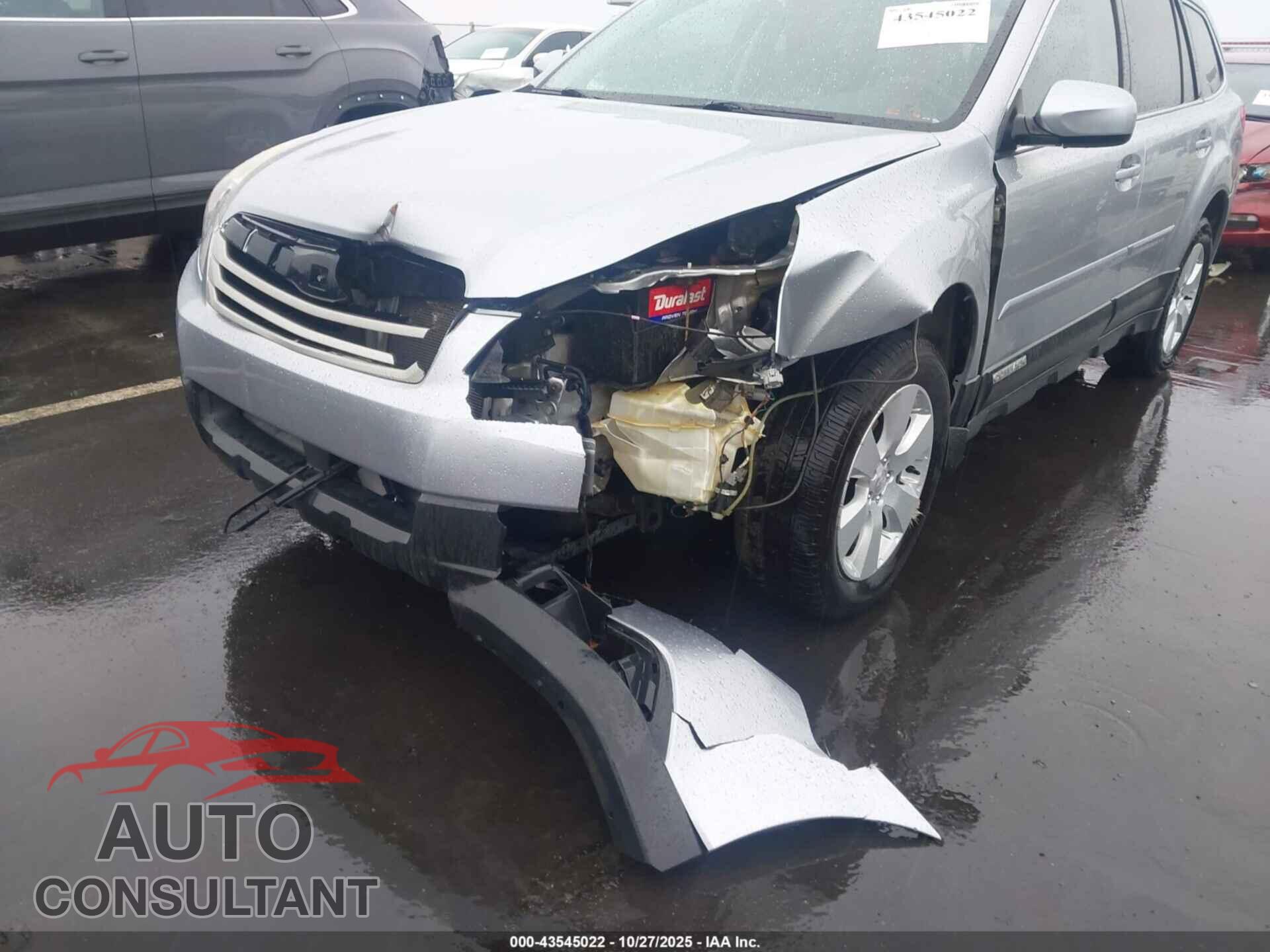 SUBARU OUTBACK 2012 - 4S4BRBCC4C3219042