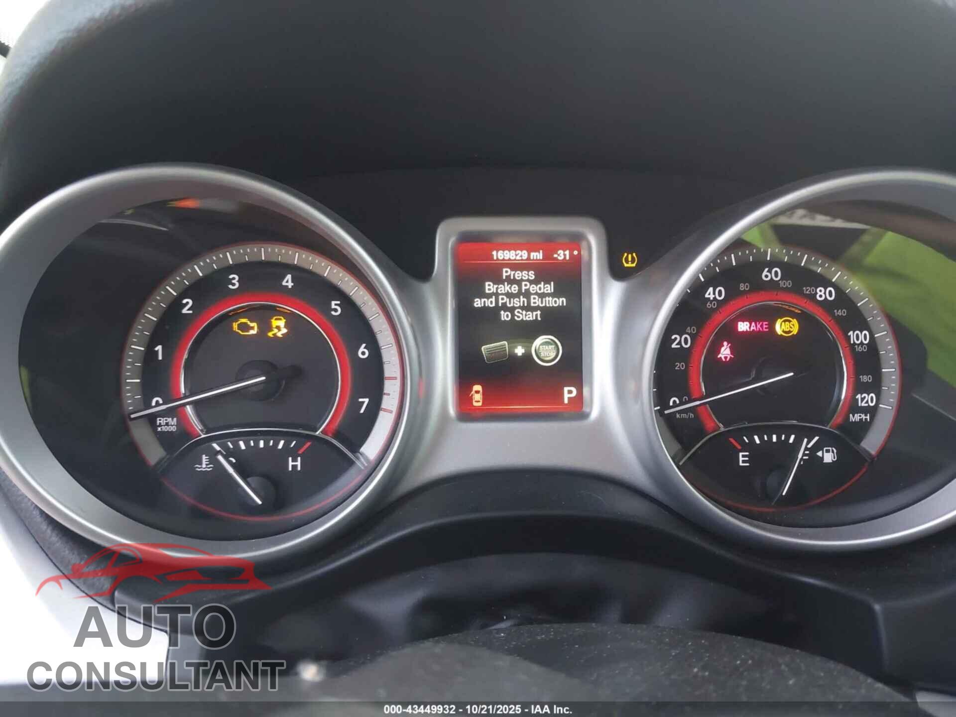 DODGE JOURNEY 2016 - 3C4PDCBB0GT212929