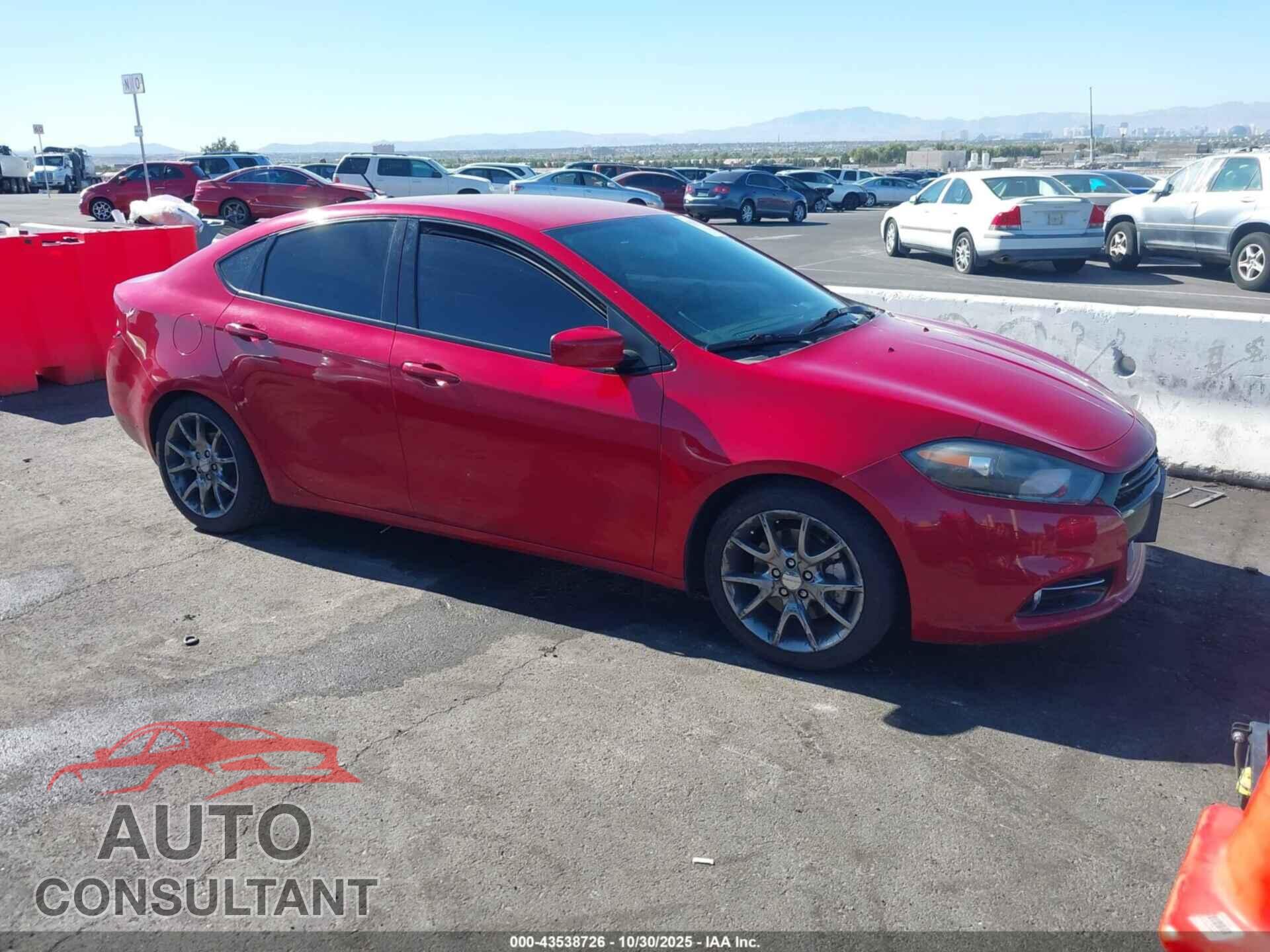DODGE DART 2014 - 1C3CDFBB6ED701231
