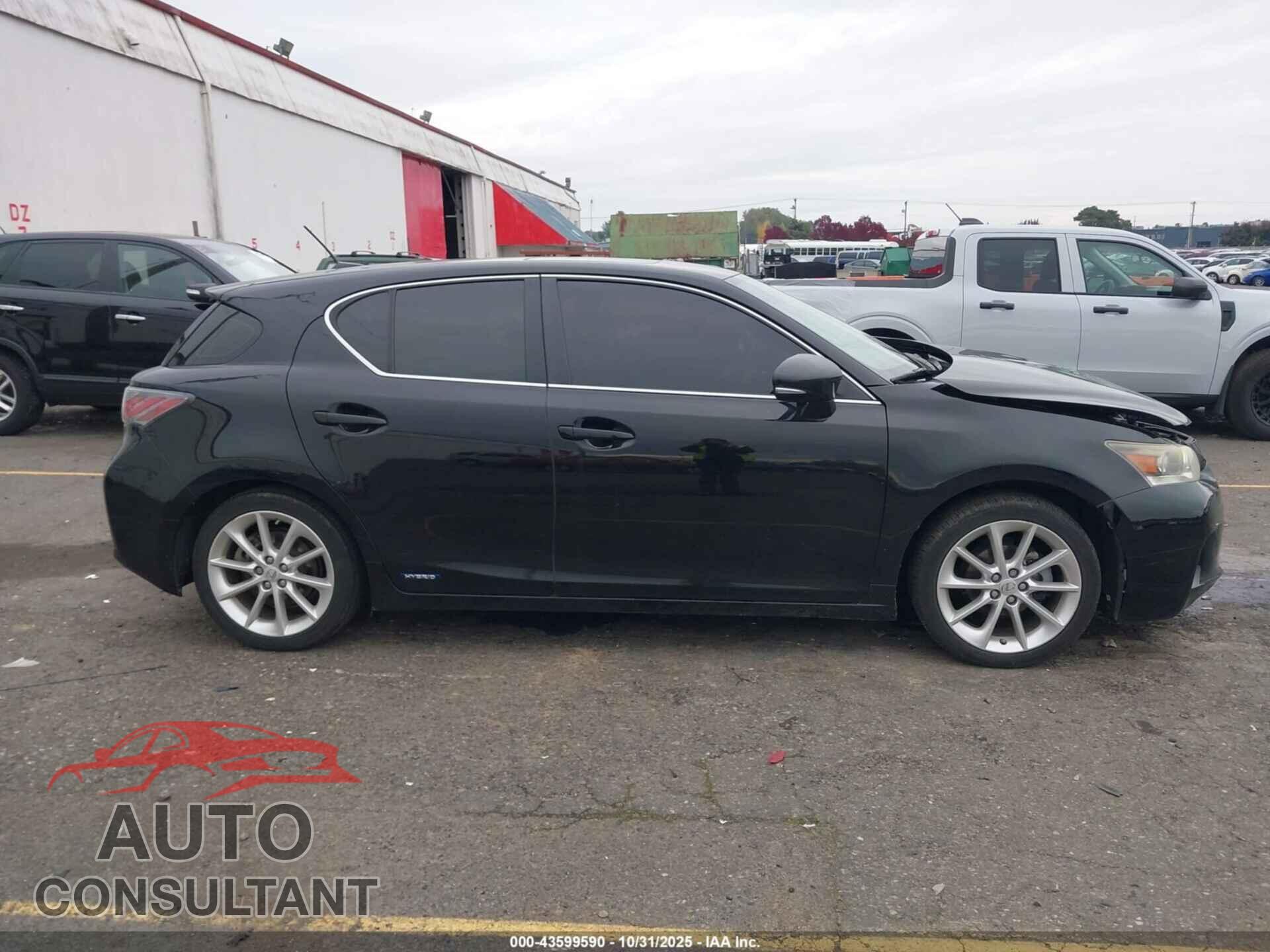 LEXUS CT 200H 2012 - JTHKD5BH0C2091663