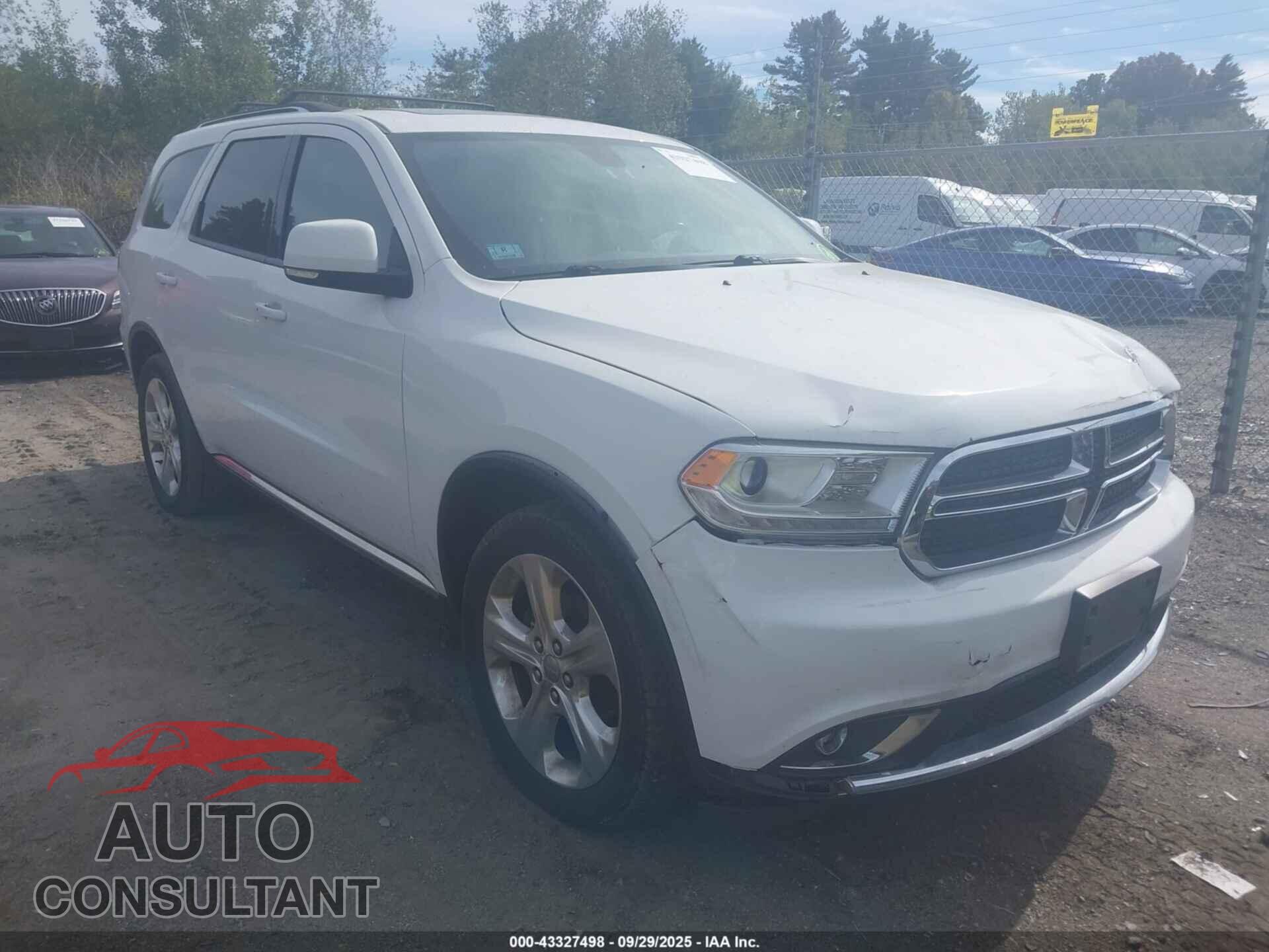 DODGE DURANGO 2014 - 1C4RDJDG3EC345781