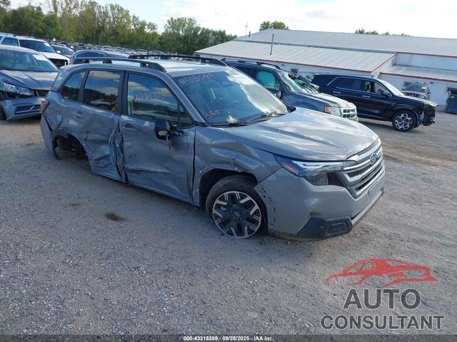 SUBARU FORESTER 2025 - JF2SLDDCXSH528582