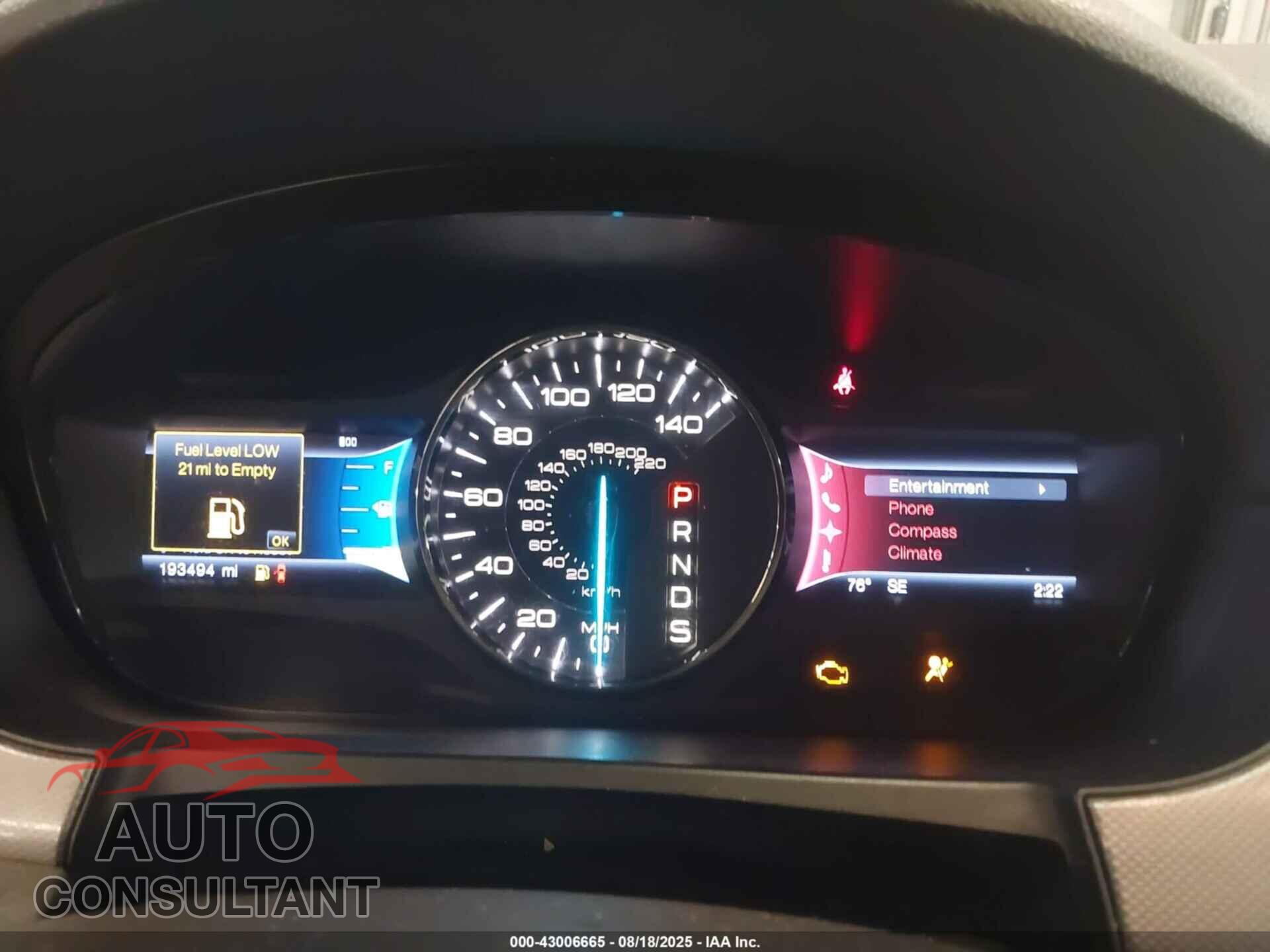FORD EDGE 2013 - 2FMDK3JC9DBB14486