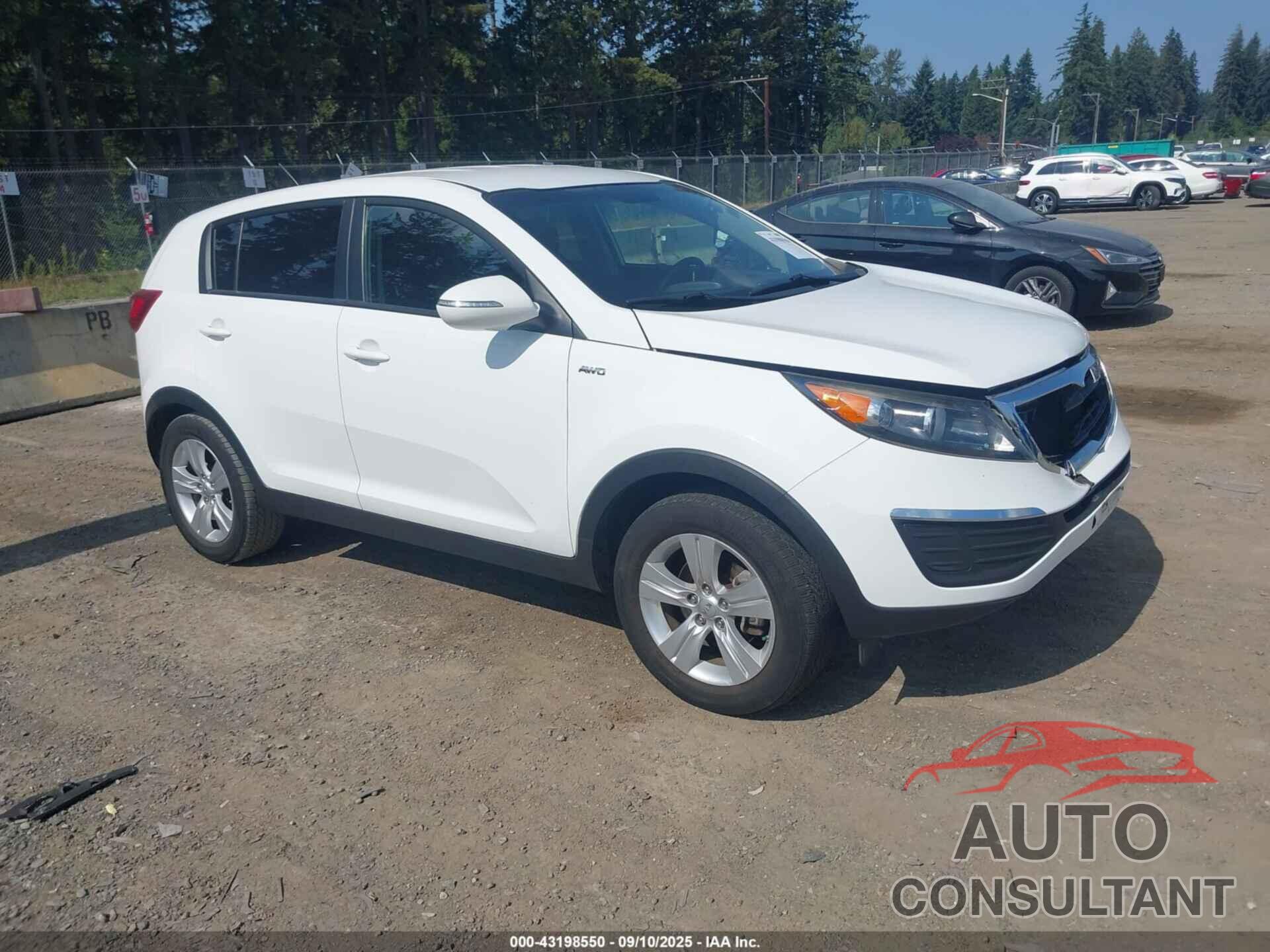KIA SPORTAGE 2012 - KNDPBCA23C7273763