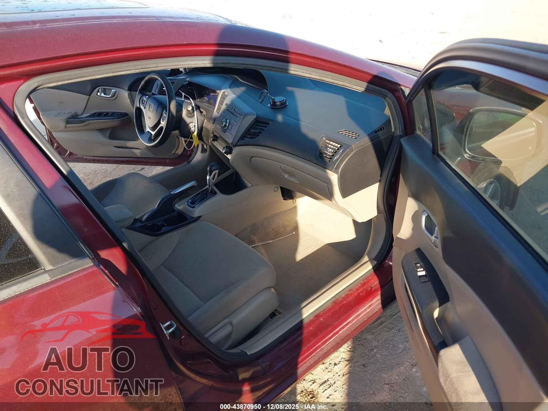 HONDA CIVIC 2012 - 2HGFB2F88CH535866