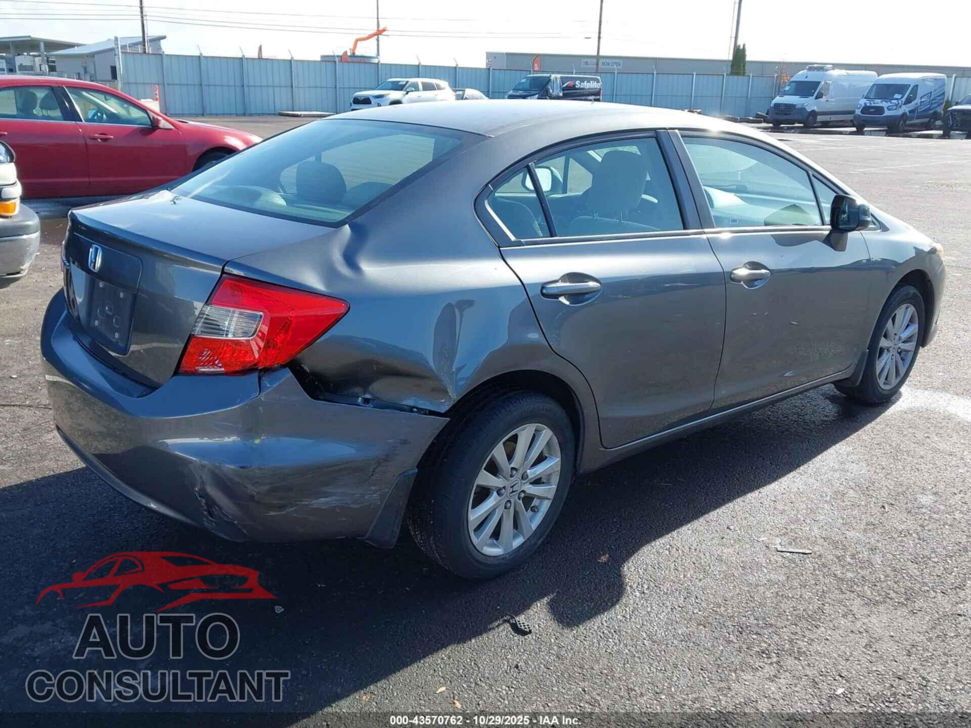 HONDA CIVIC 2012 - 19XFB2F85CE382468