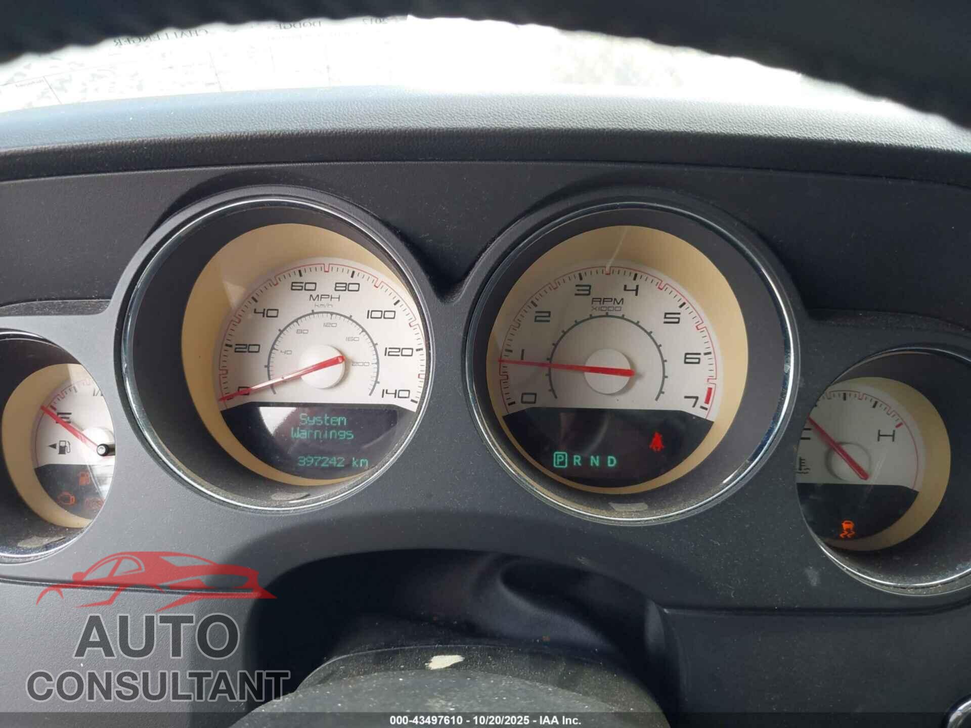 DODGE CHALLENGER 2012 - 2C3CDYAG3CH101081