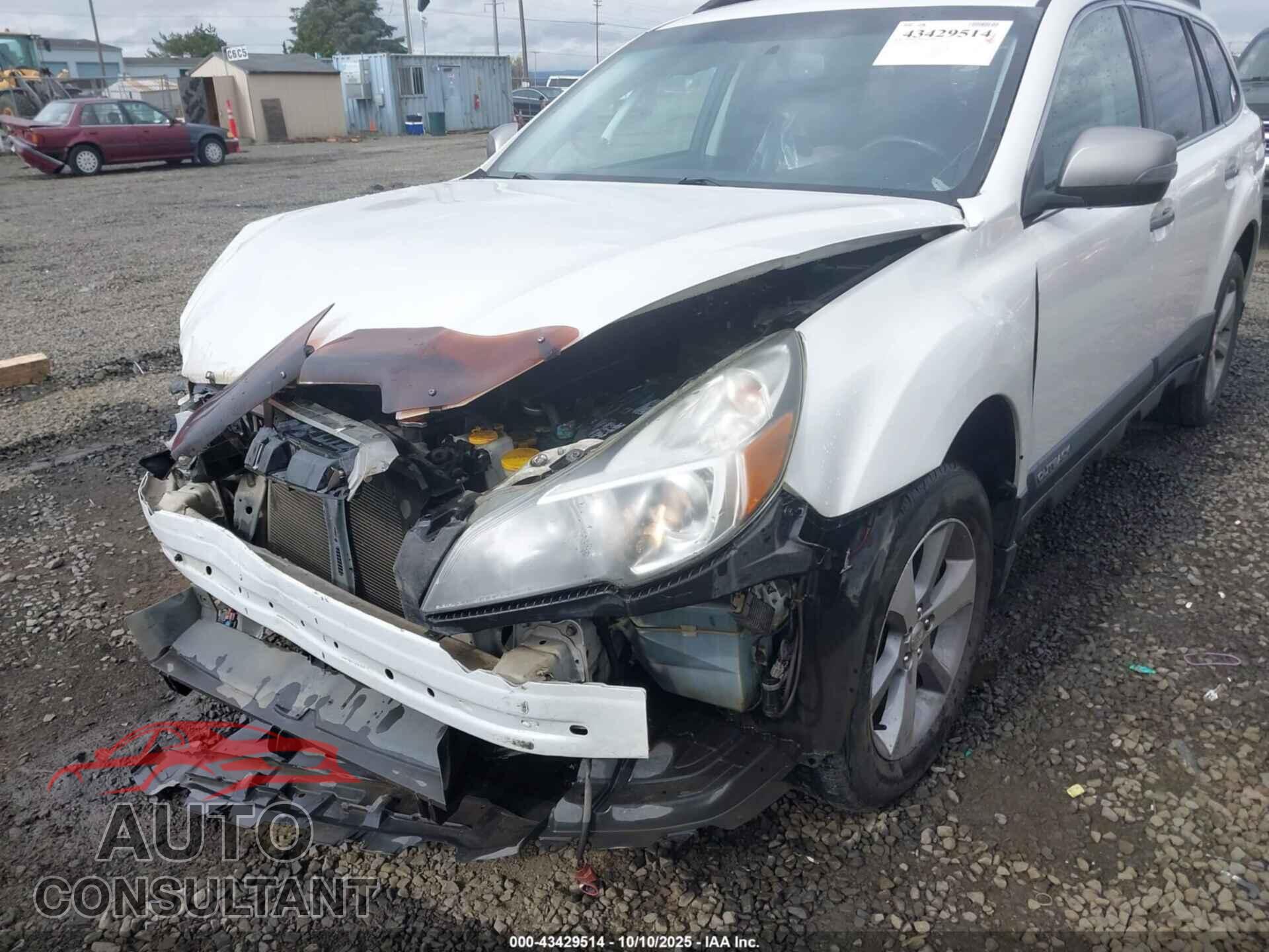 SUBARU OUTBACK 2013 - 4S4BRDSC3D2263618