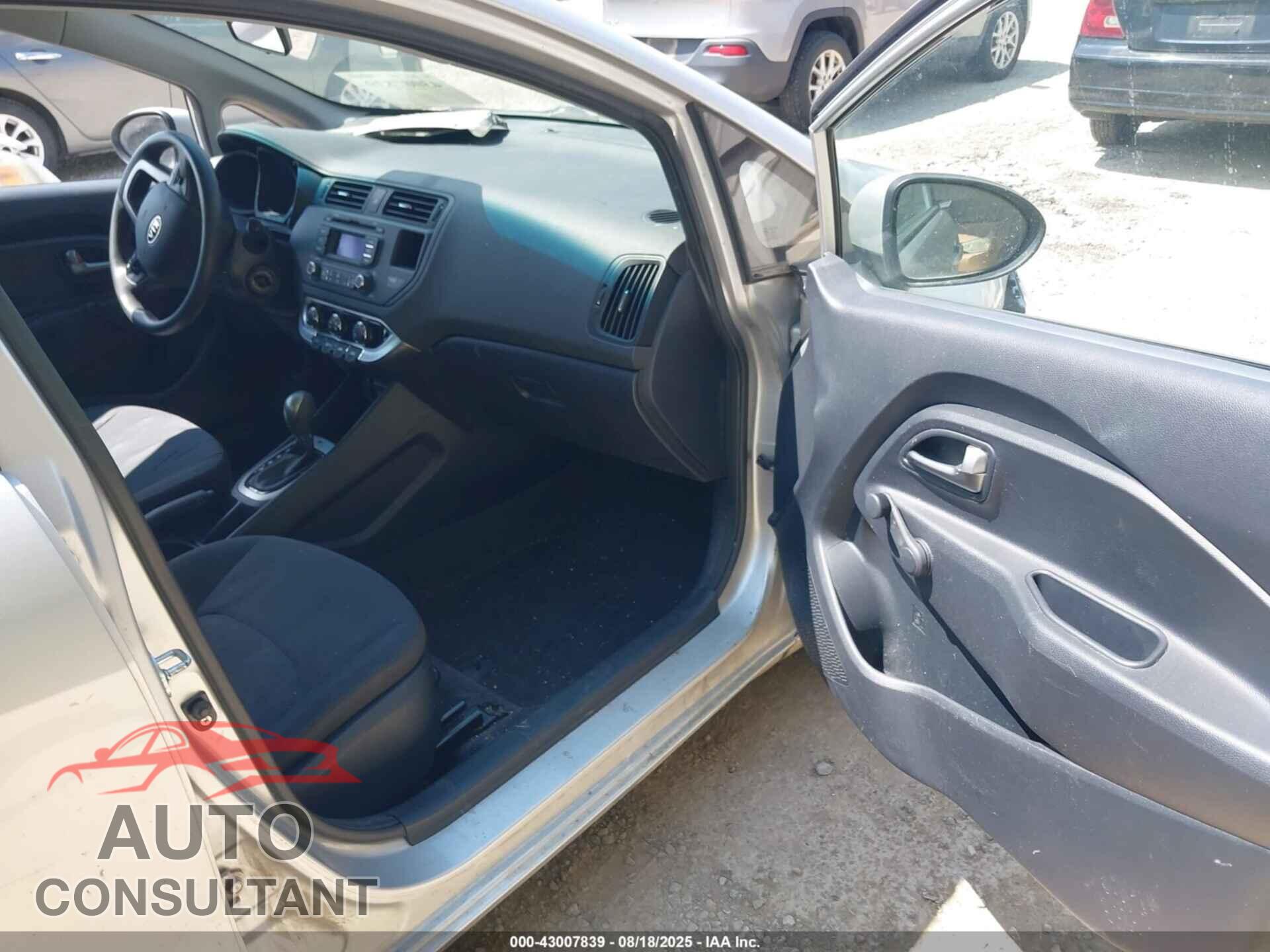 KIA RIO 2013 - KNADM5A32D6100273