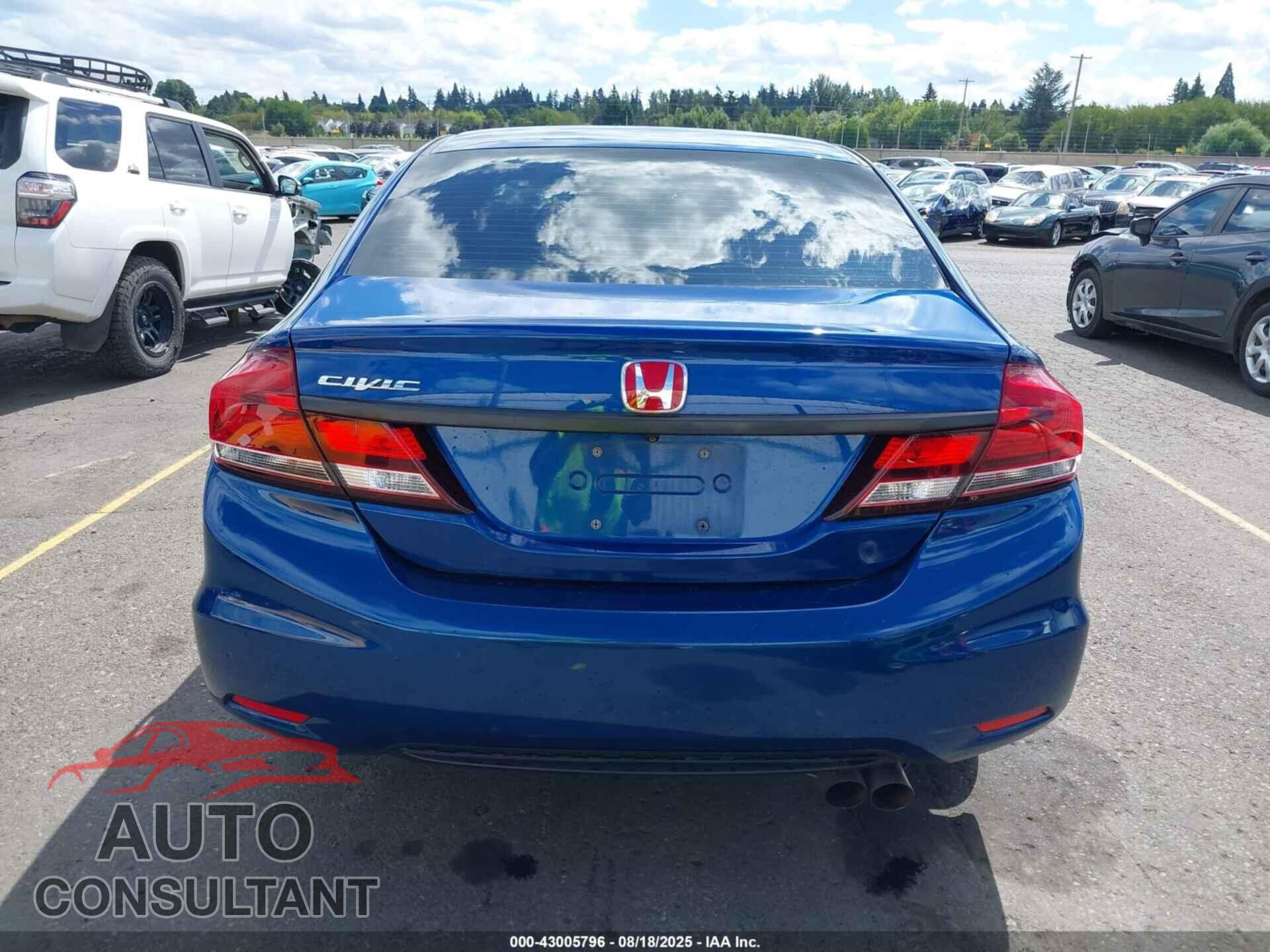 HONDA CIVIC 2013 - 19XFB2F87DE201713