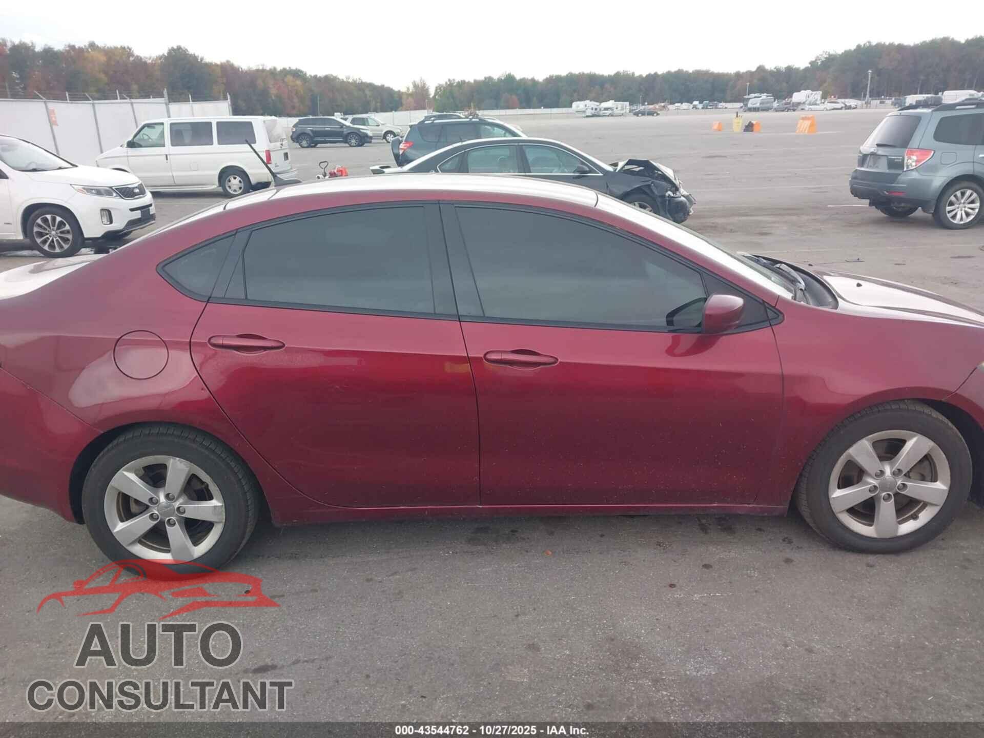 DODGE DART 2015 - 1C3CDFBB5FD351155