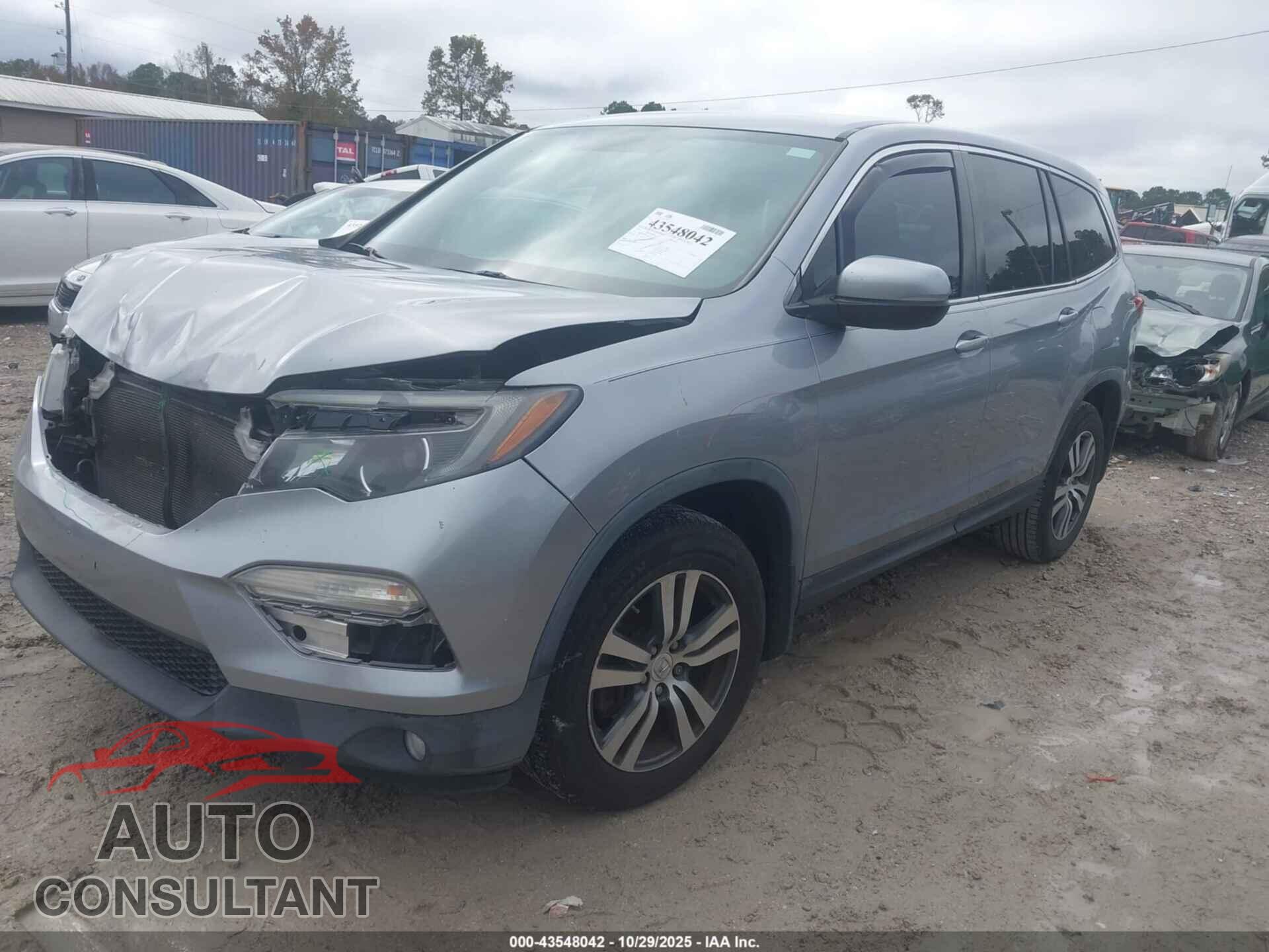 HONDA PILOT 2016 - 5FNYF5H38GB053442