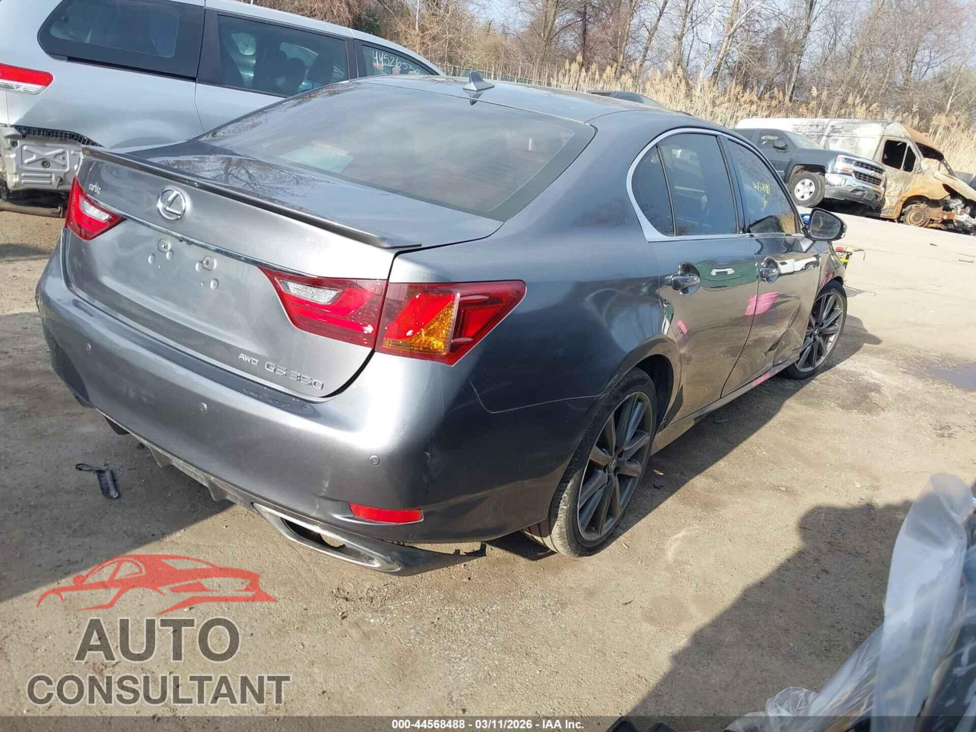 LEXUS GS 350 2013 - JTHCE1BL9D5016555
