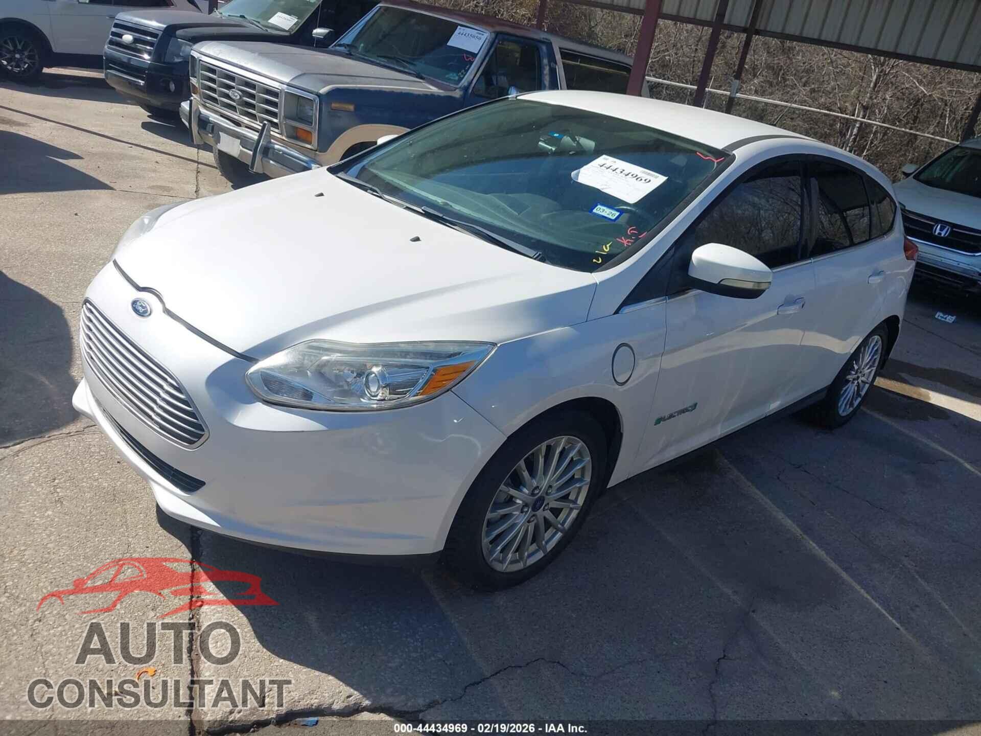 FORD FOCUS ELECTRIC 2013 - 1FADP3R46DL125972