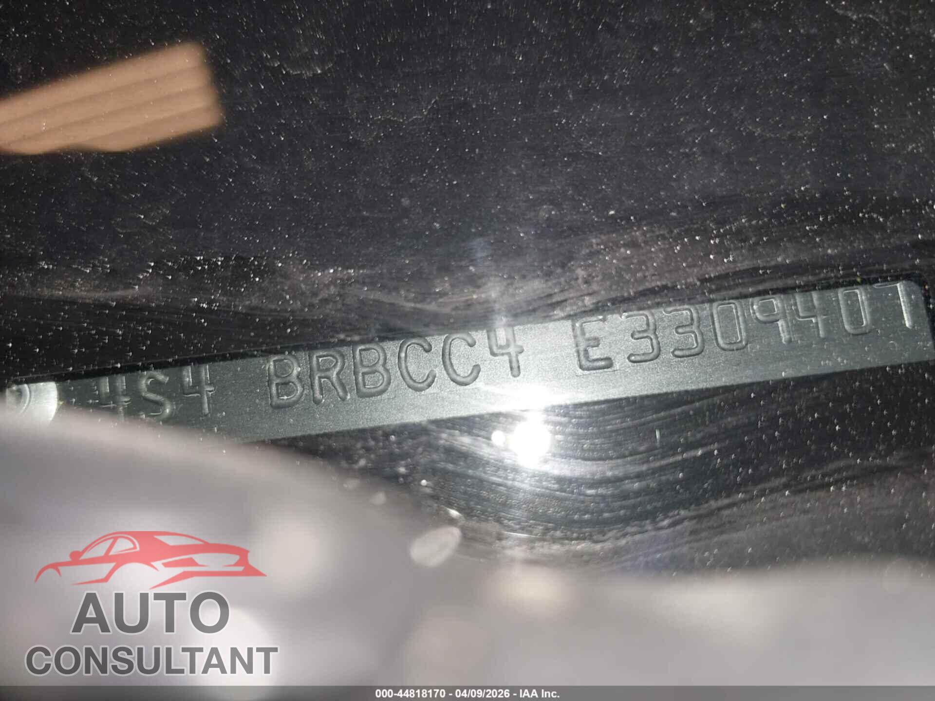 SUBARU OUTBACK 2014 - 4S4BRBCC4E3309407