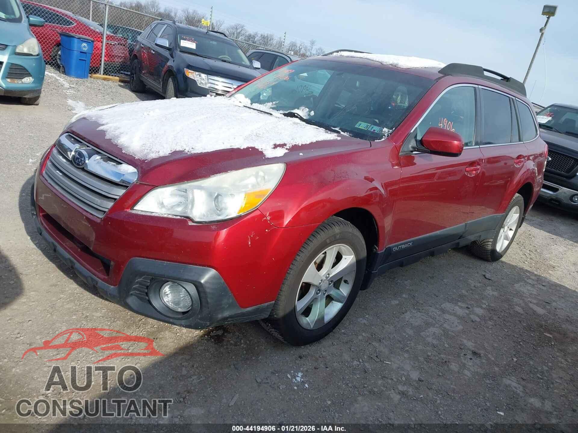 SUBARU OUTBACK 2013 - 4S4BRBCC5D3291594