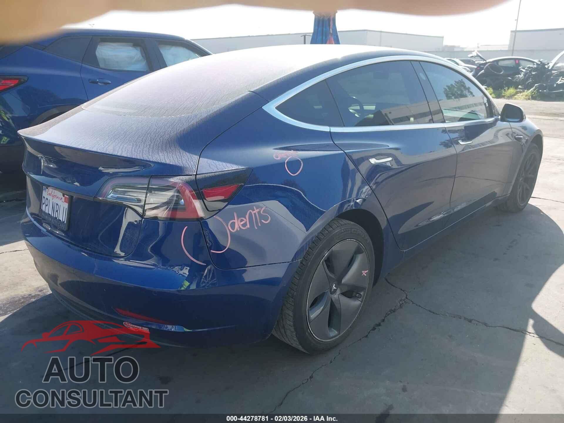 TESLA MODEL 3 2018 - 5YJ3E1EA5JF007356