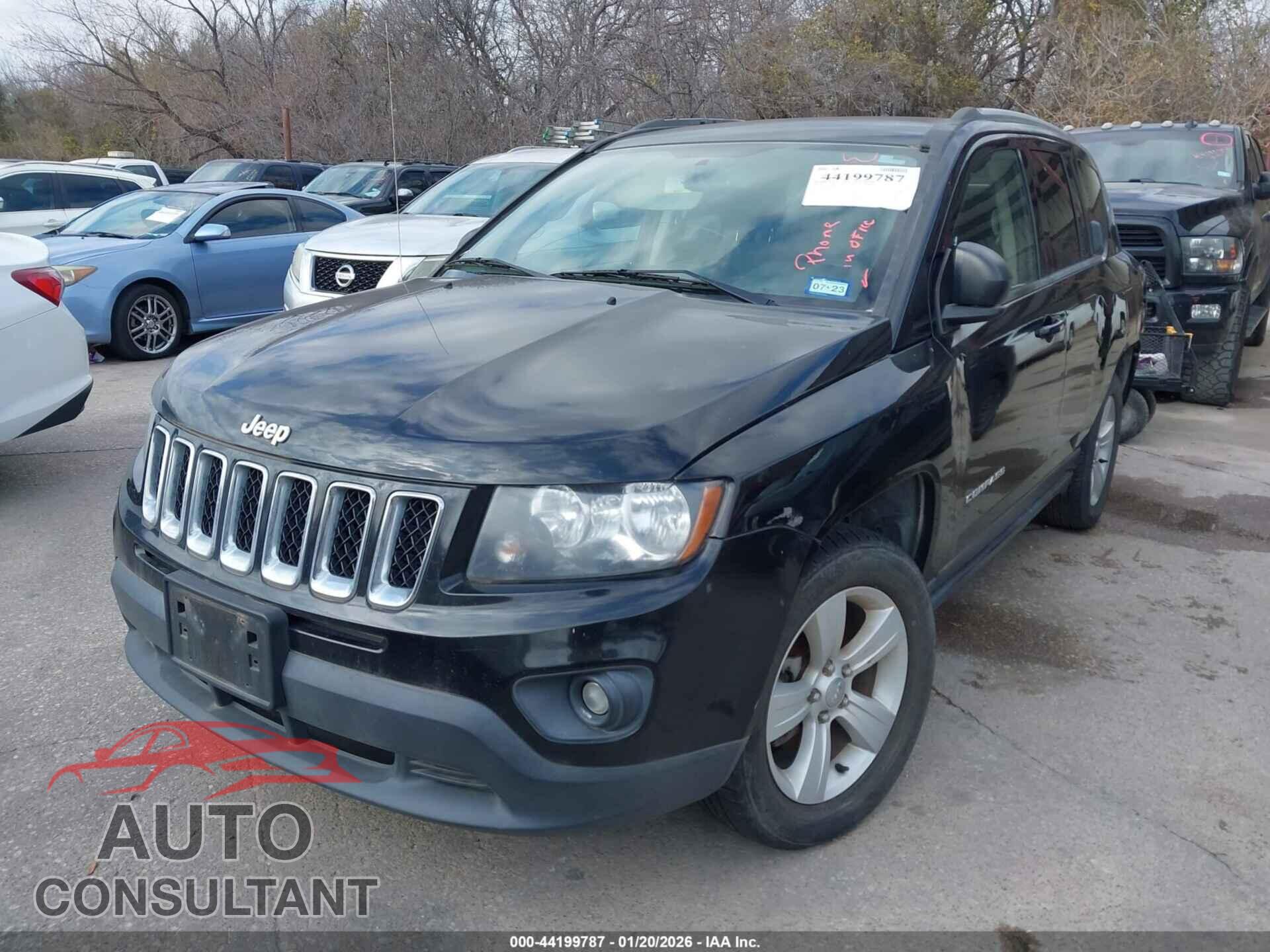 JEEP COMPASS 2017 - 1C4NJCBAXHD147196