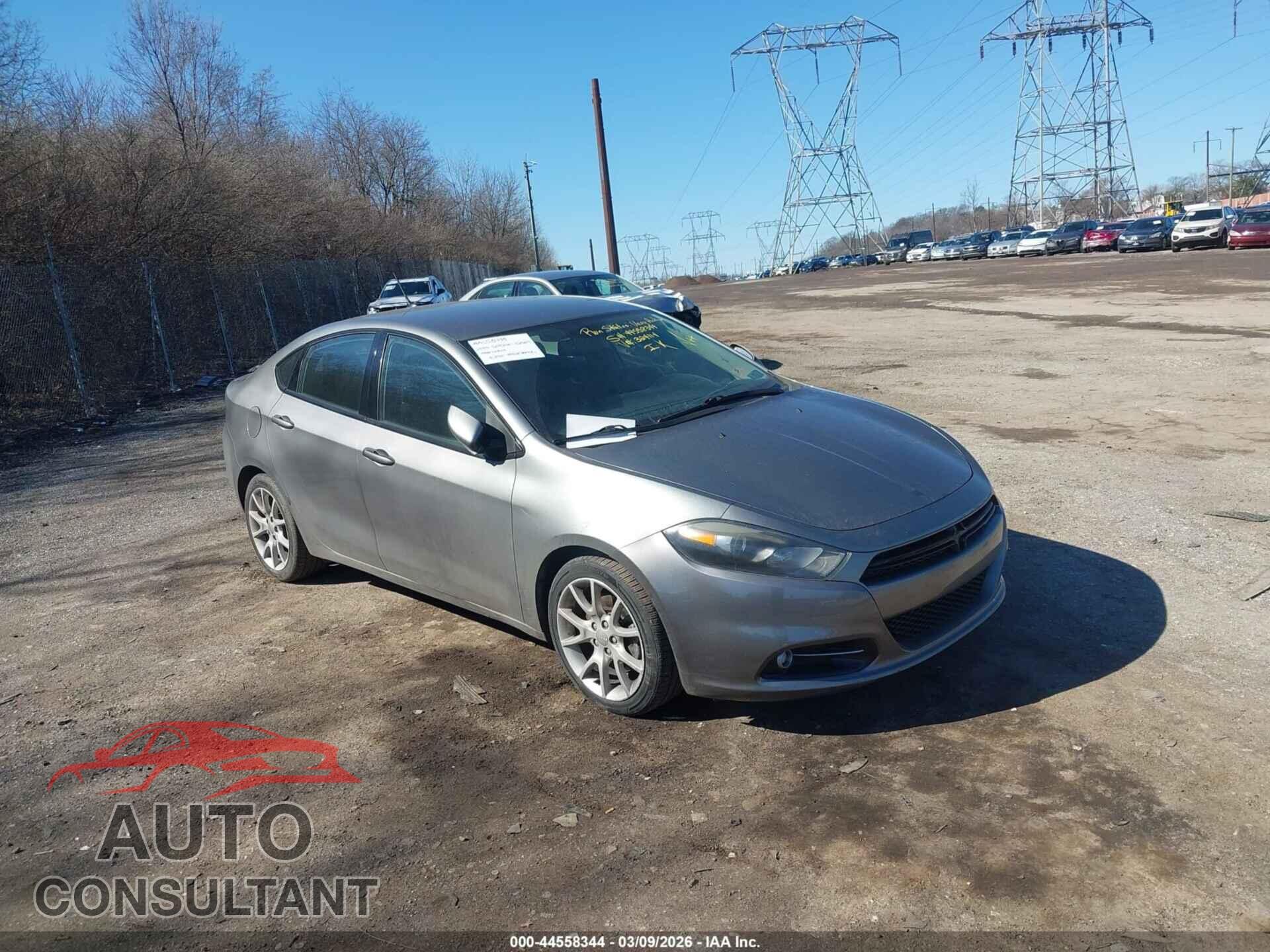 DODGE DART 2013 - 1C3CDFBA4DD324114