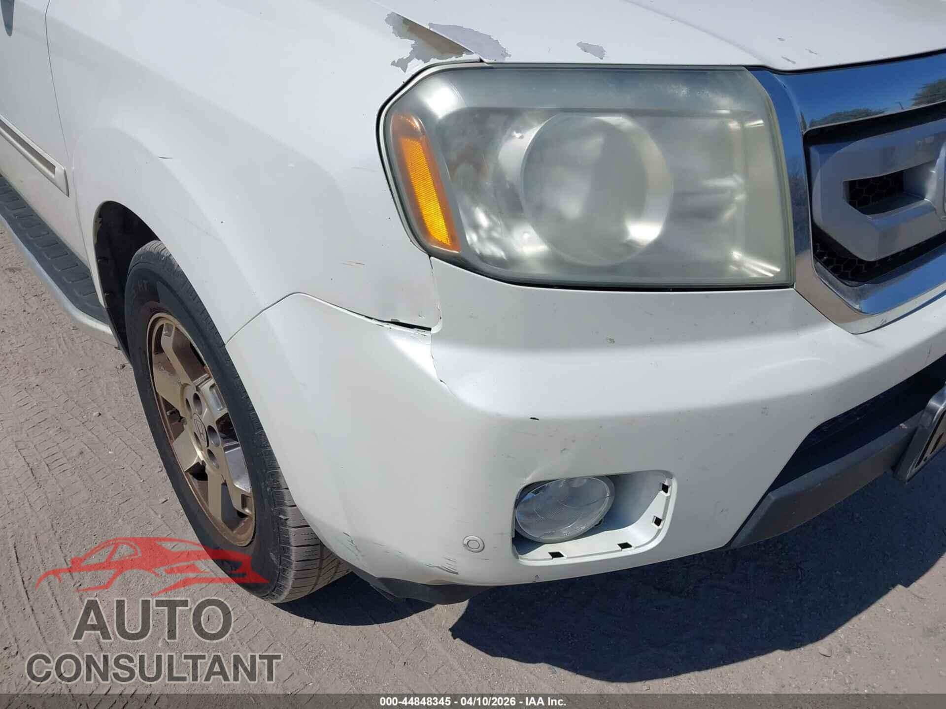 HONDA PILOT 2011 - 5FNYF4H96BB084549