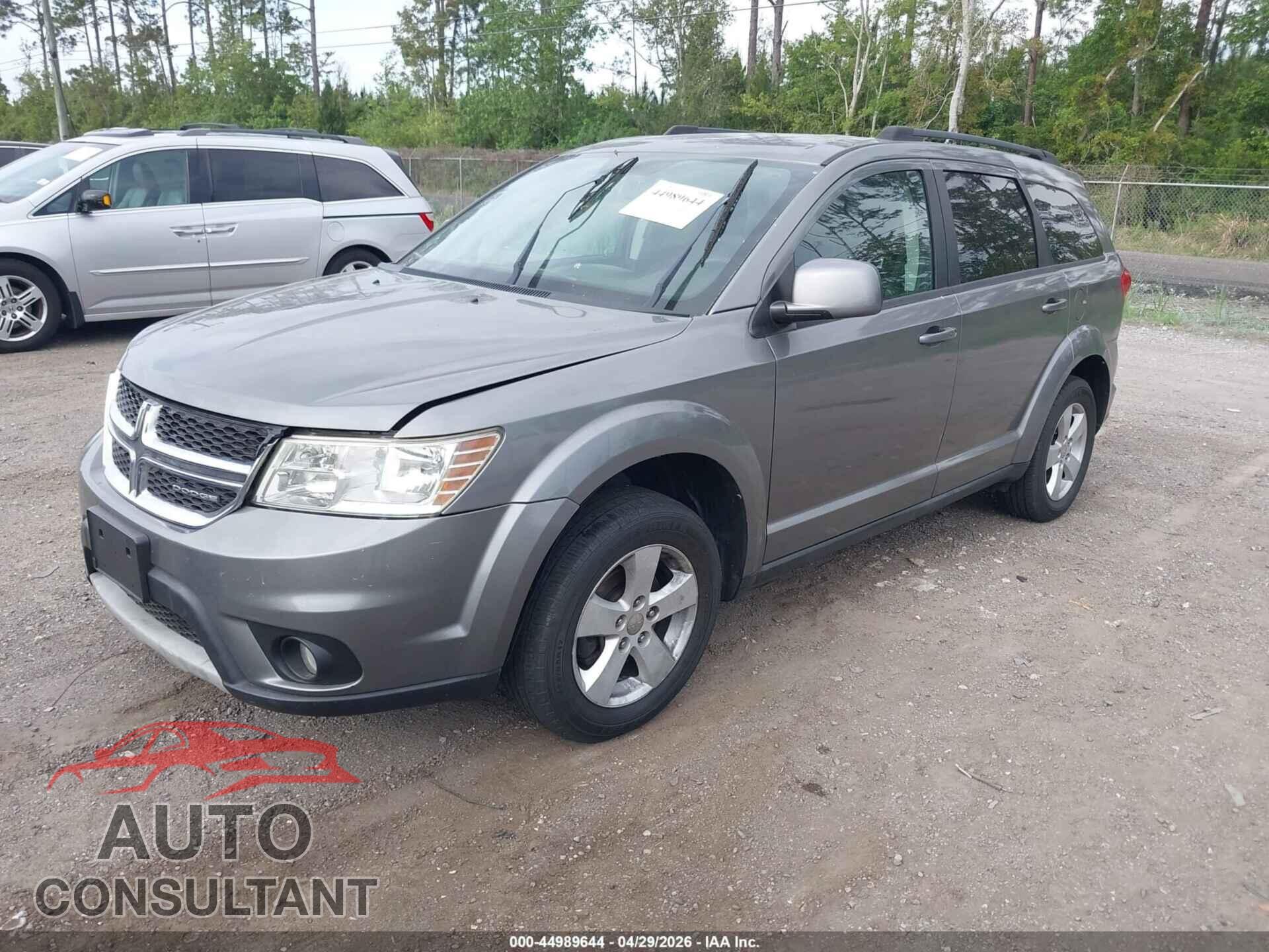 DODGE JOURNEY 2012 - 3C4PDCBG4CT187409
