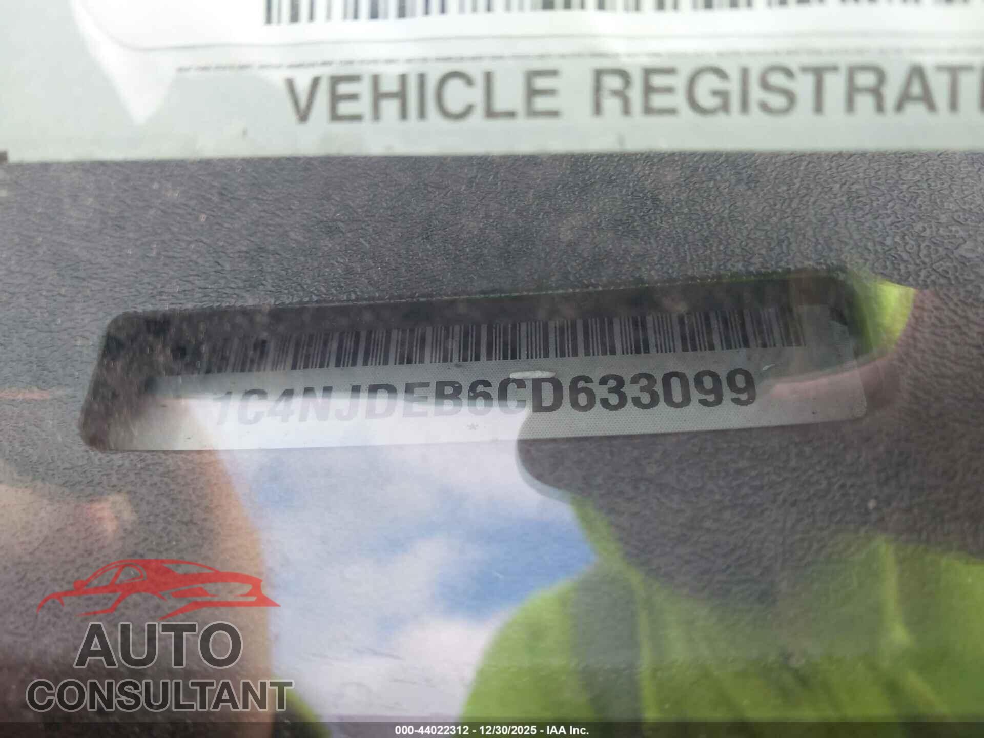JEEP COMPASS 2012 - 1C4NJDEB6CD633099