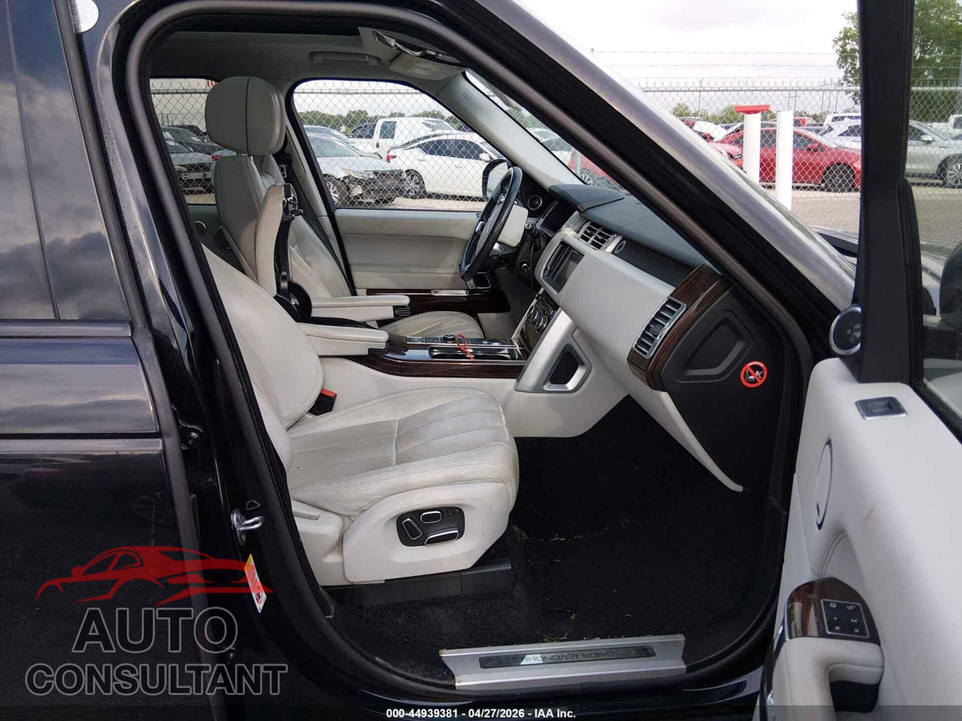 LAND ROVER RANGE ROVER 2015 - SALGS2TF9FA219703