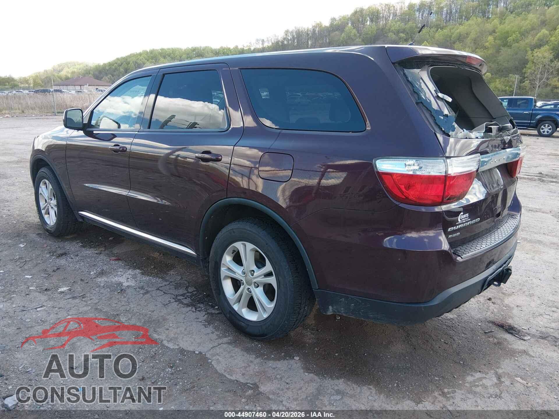 DODGE DURANGO 2012 - 1C4RDJAG2CC271495