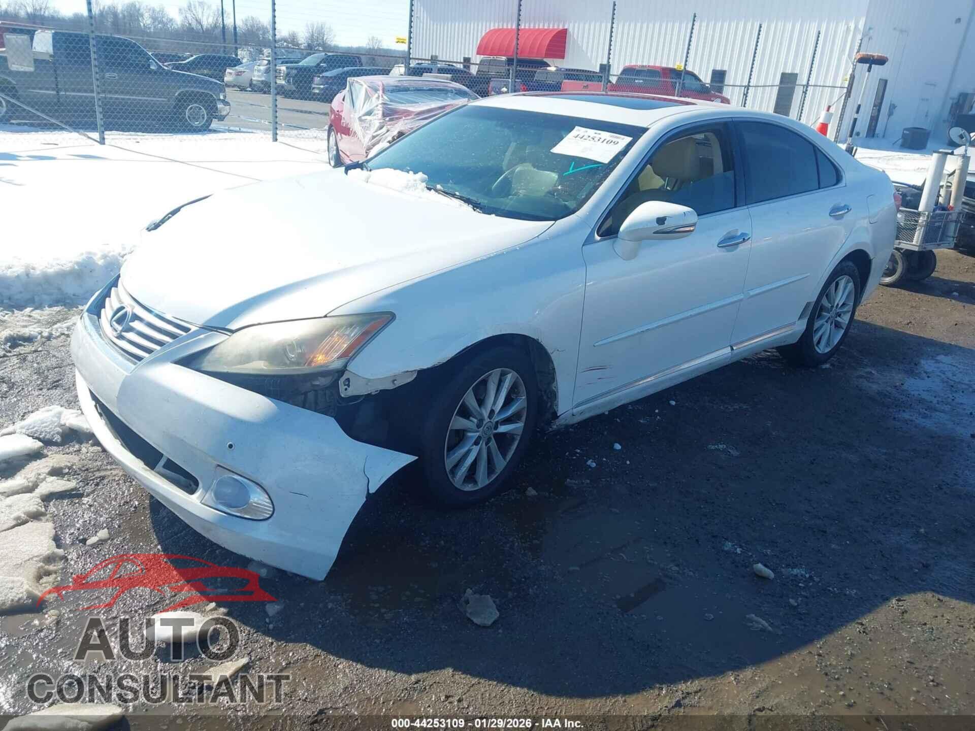 LEXUS ES 350 2012 - JTHBK1EG9C2492209