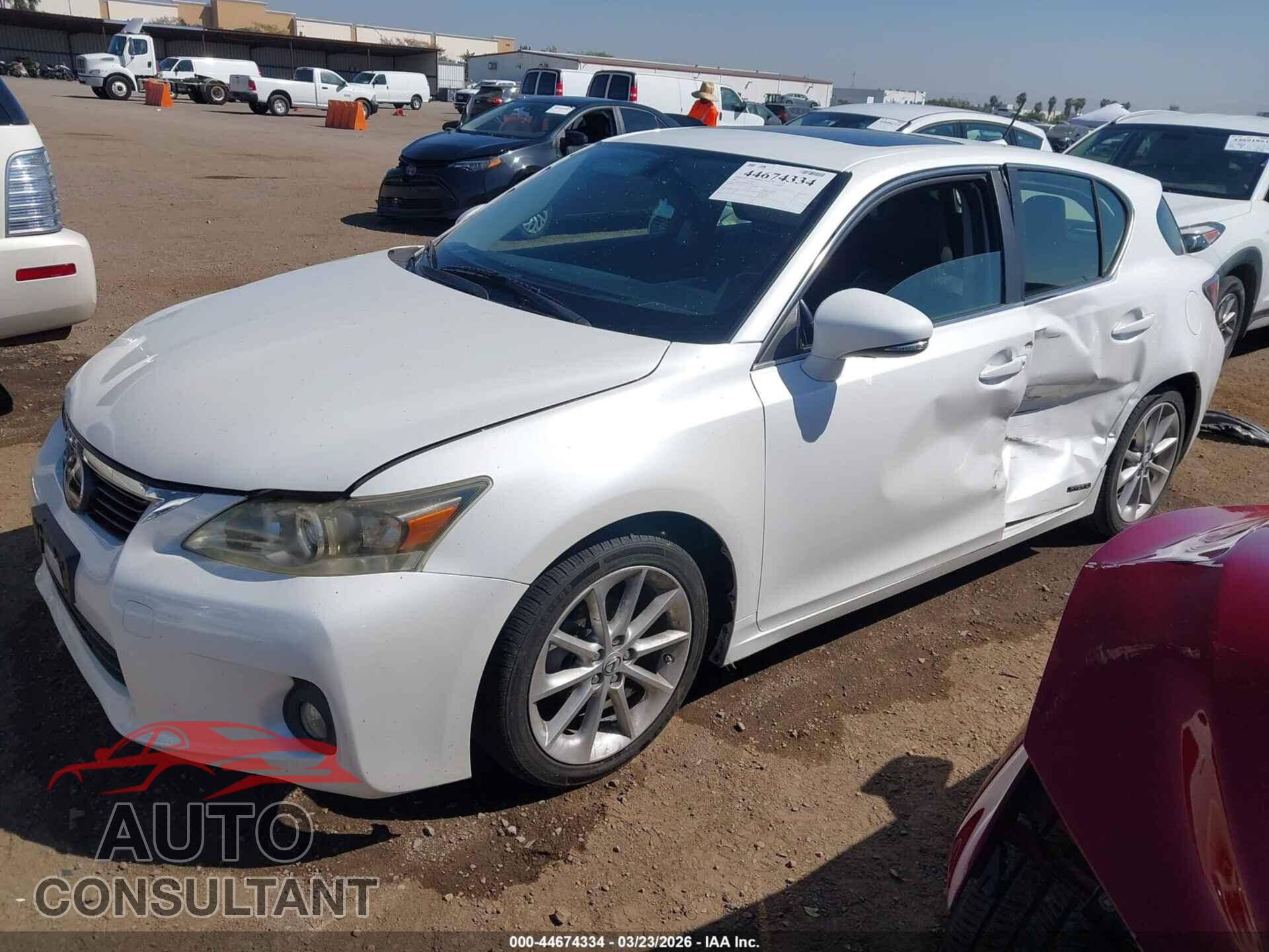 LEXUS CT 200H 2013 - JTHKD5BH9D2172632