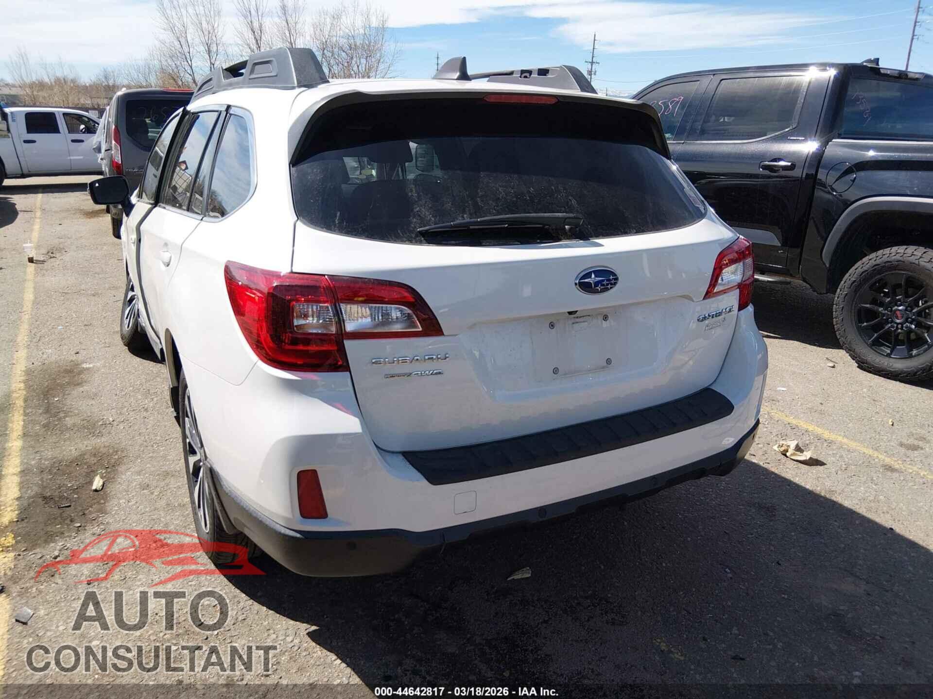 SUBARU OUTBACK 2017 - 4S4BSANC0H3242773