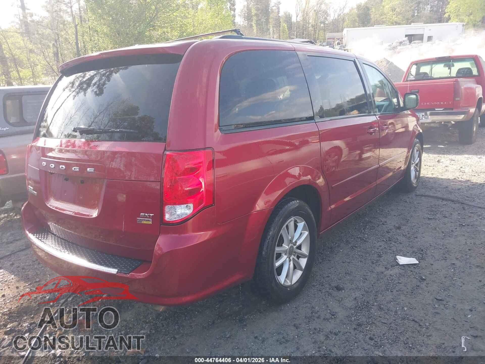 DODGE GRAND CARAVAN 2014 - 2C4RDGCG0ER178999